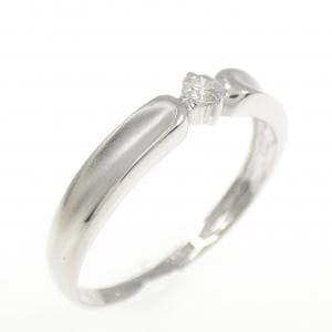 K18WG ダイヤモンド リング 0.05CT