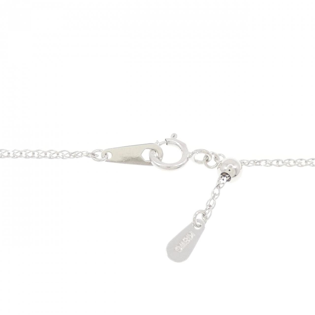 K18WG ダイヤモンド ネックレス 0.10CT