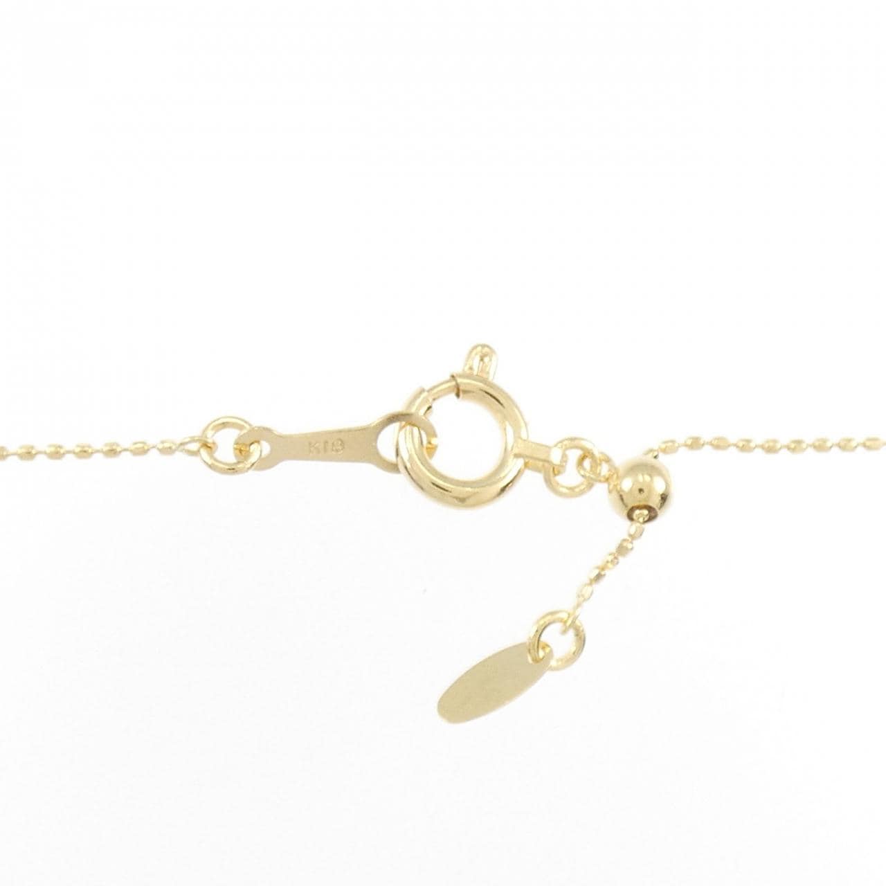 K18YG クロス サファイヤ ネックレス 0.50CT