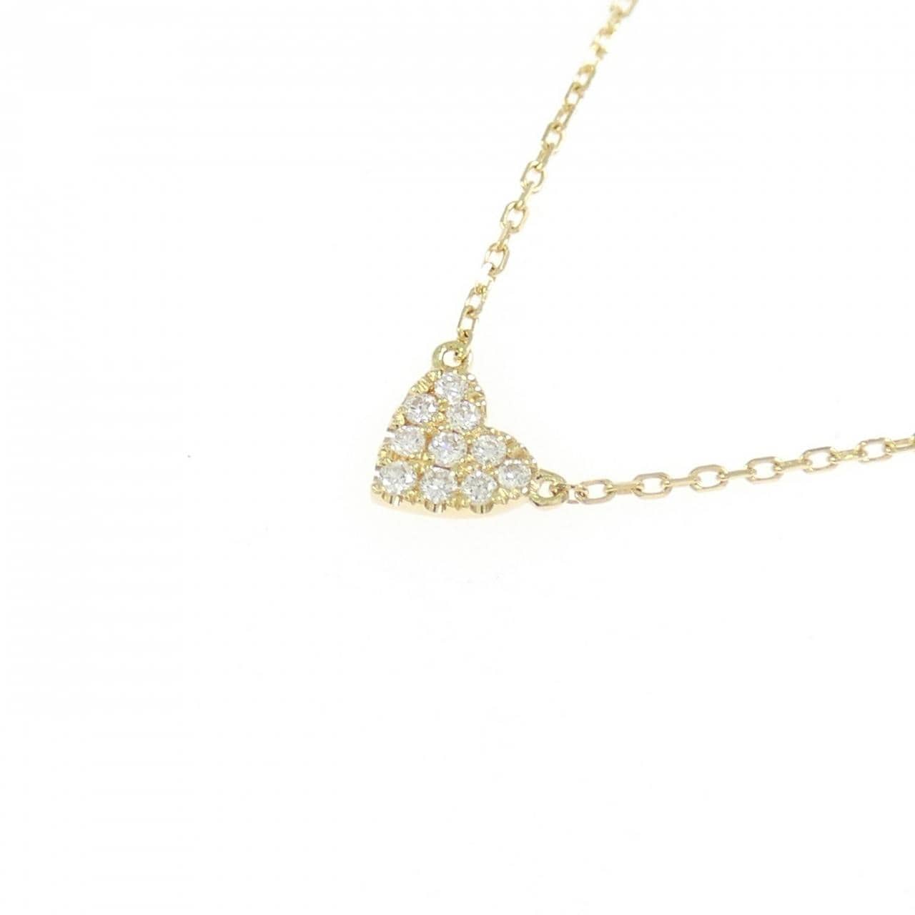 アーカー ハートパヴェ ネックレス 0.05CT