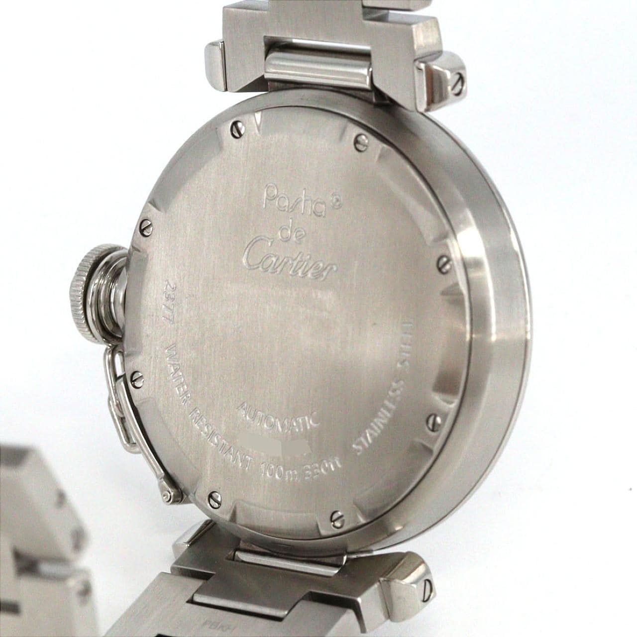 カルティエ パシャC GMT W31078M7 SS 自動巻