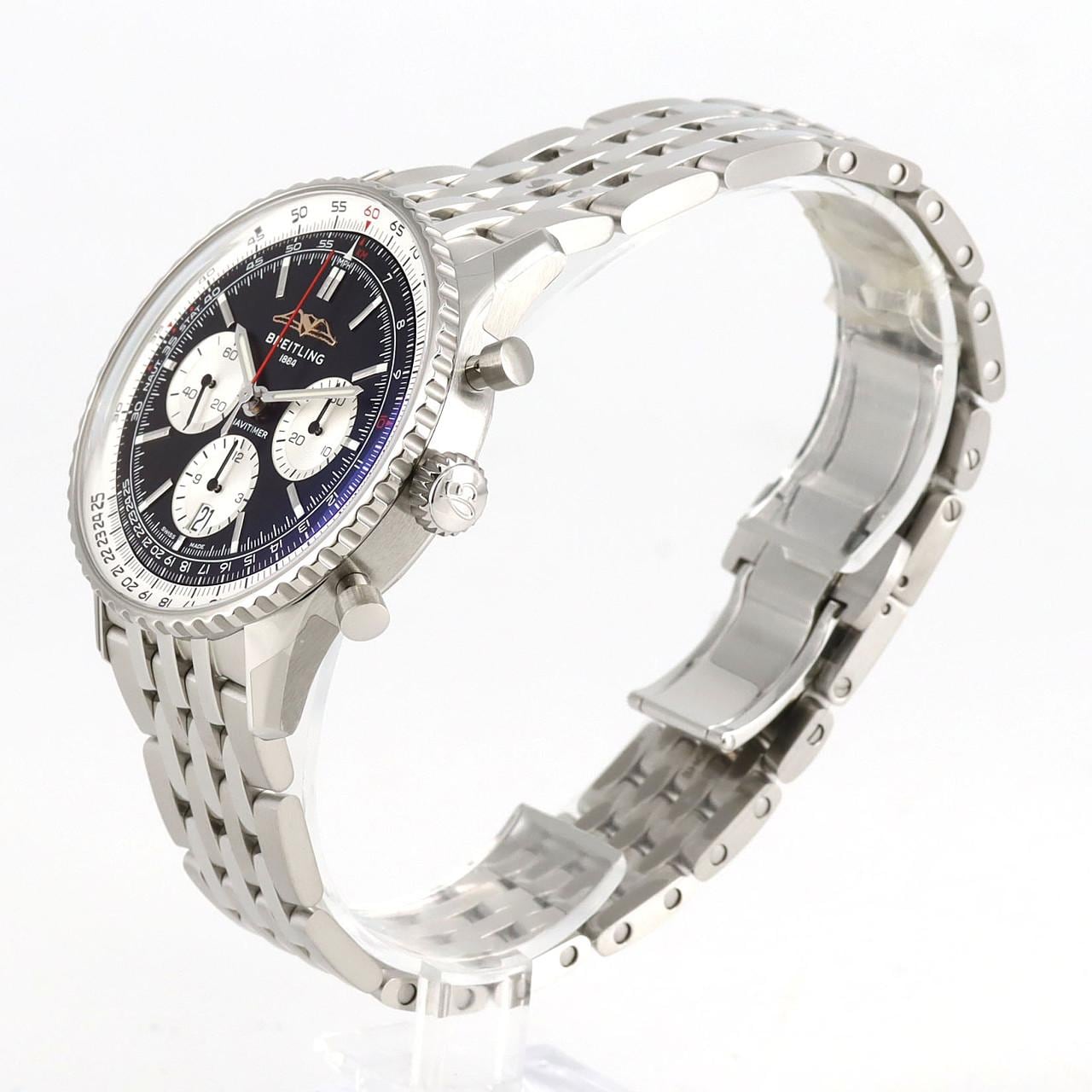 [新品] BREITLING Navitimer B01 計時碼錶 43 AB0138/AB0138211B1A1 SS自動上弦