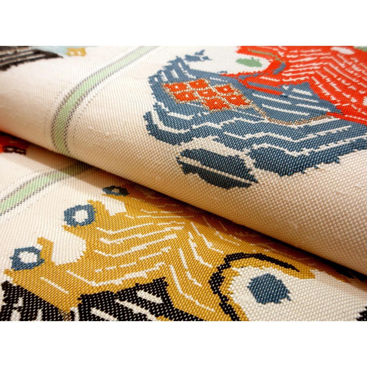 【未使用品】袋帯　【龍村平蔵】甲比丹孔雀　本袋