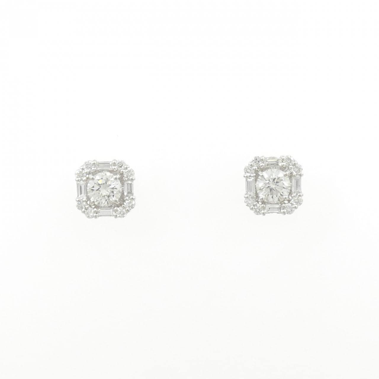 【新品】PT900 ダイヤモンド ピアス 0.323CT 0.316CT G SI1 VG