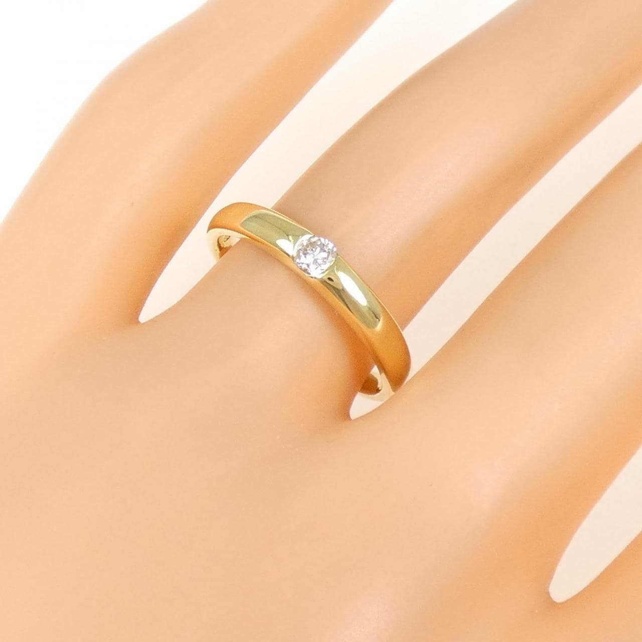 K18YG ダイヤモンド リング 0.10CT