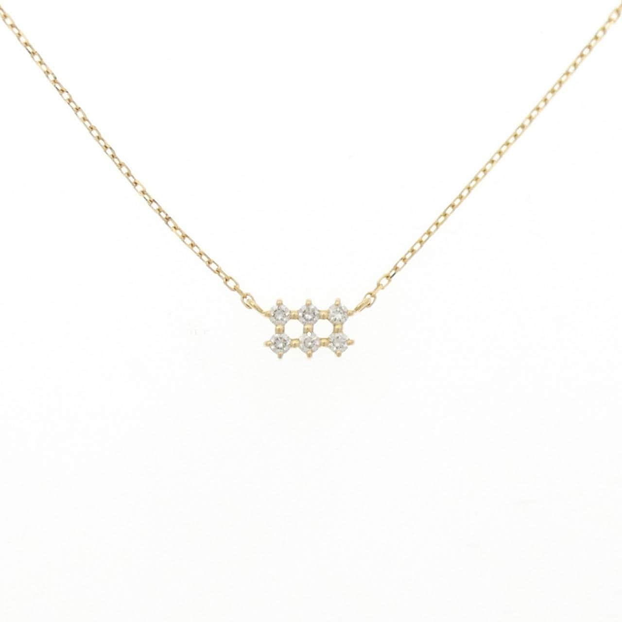 K18YG ダイヤモンド ネックレス