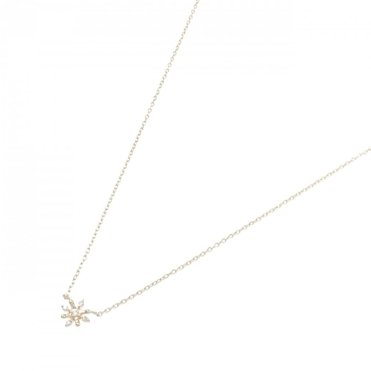 アガット ダイヤモンド ネックレス 0.03CT