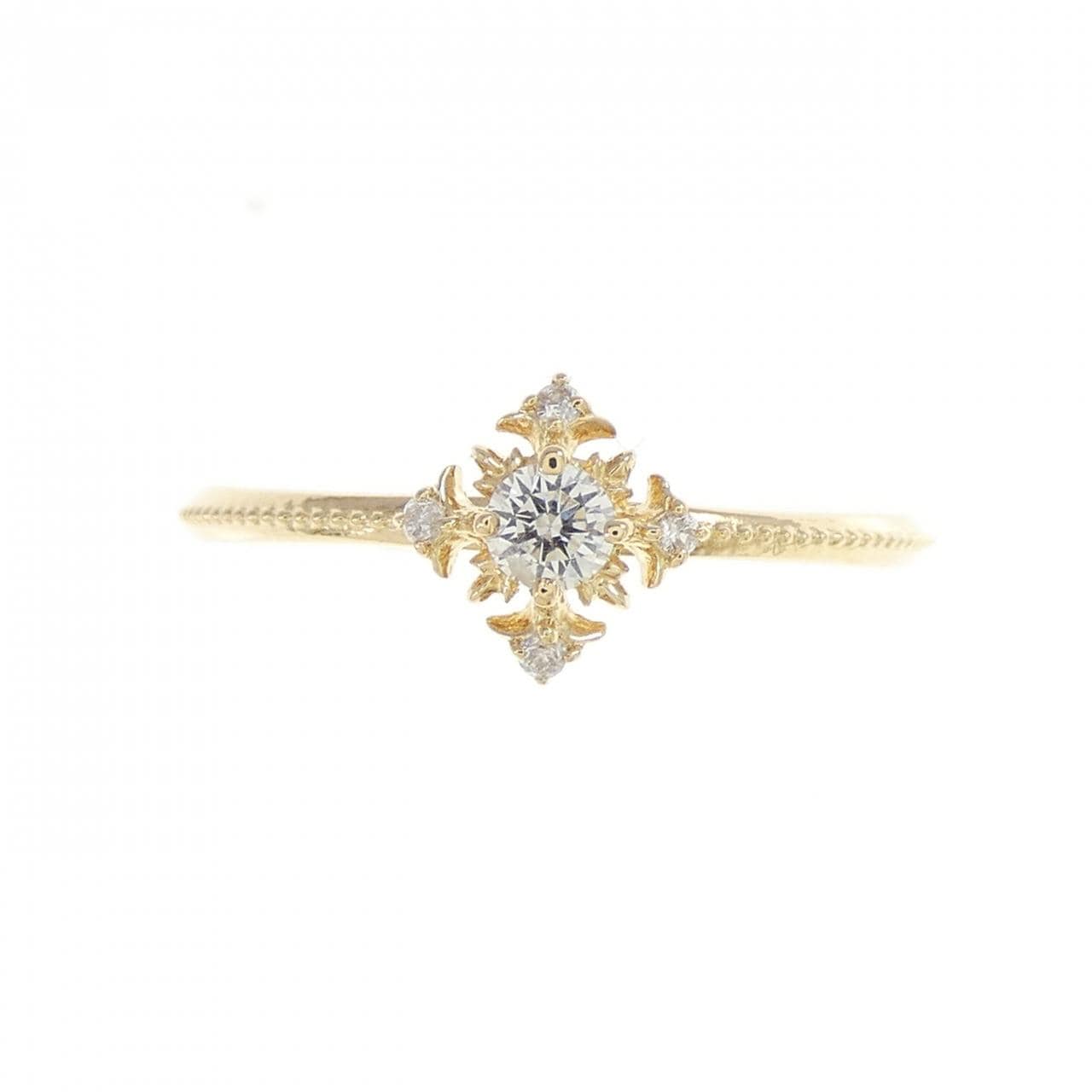 アガット ダイヤモンド リング 0.08CT