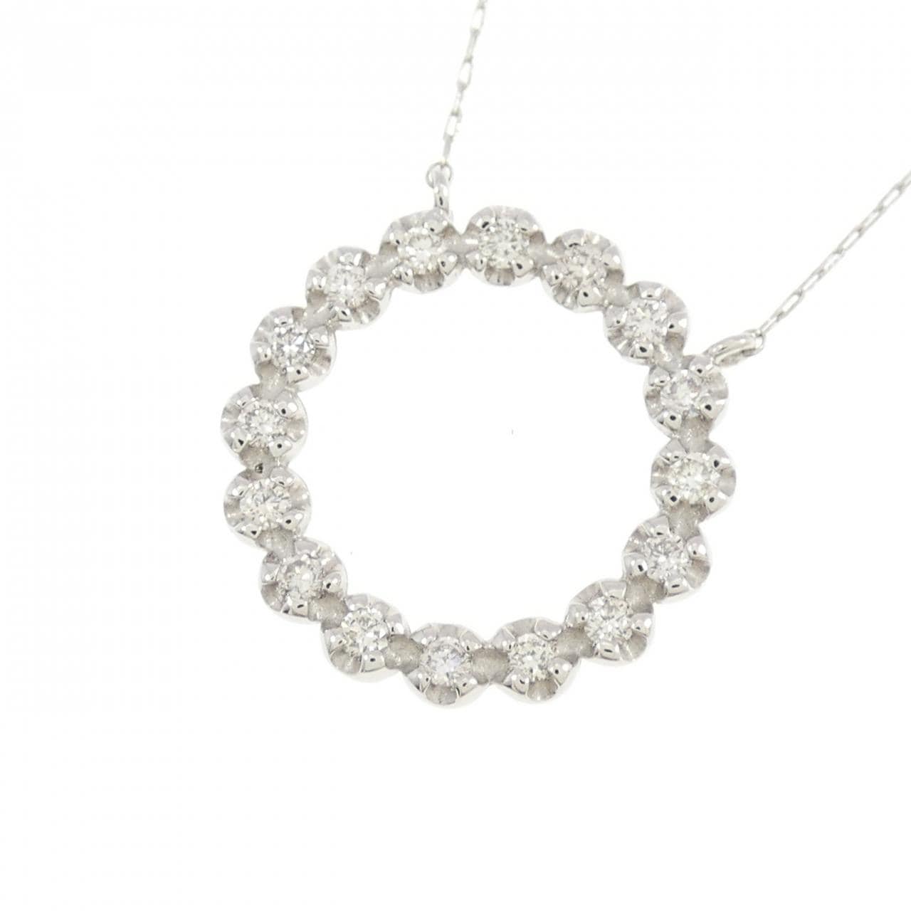 PT900/PT850 ダイヤモンド ネックレス 0.20CT
