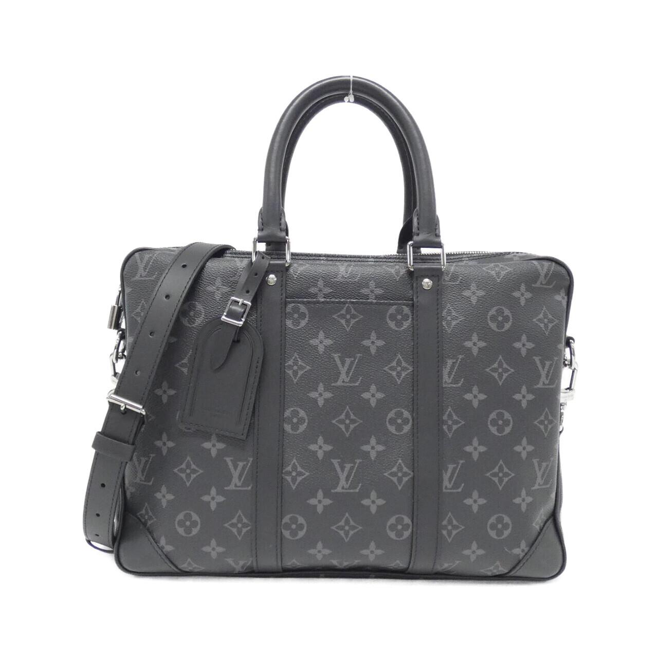 LOUIS VUITTON Monogram Eclipse Porte Document Voyage M46457 Bag