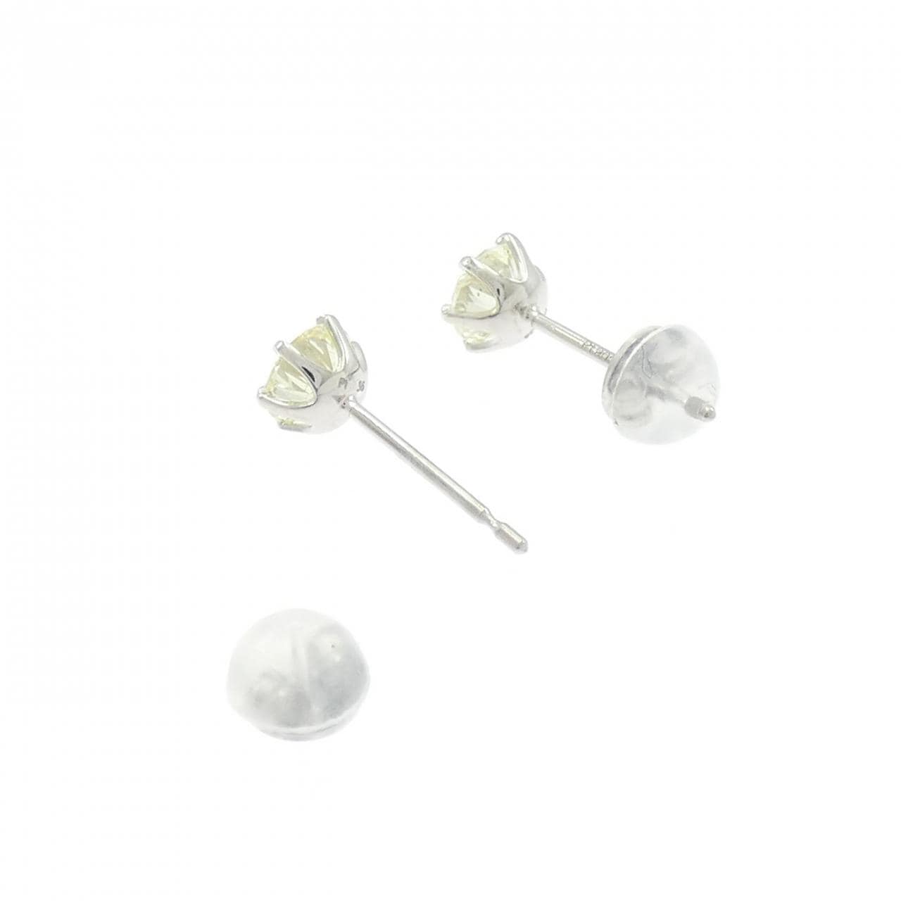 PT900 ダイヤモンド ピアス 0.72CT