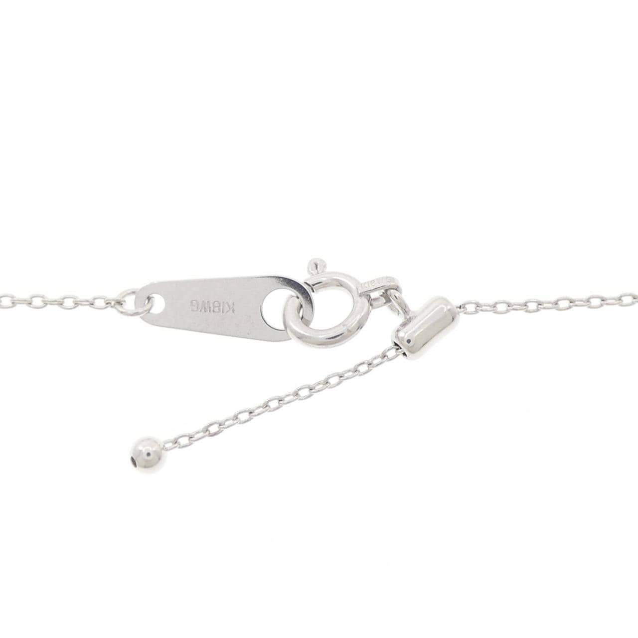 K18WG サファイヤ ネックレス 1.07CT