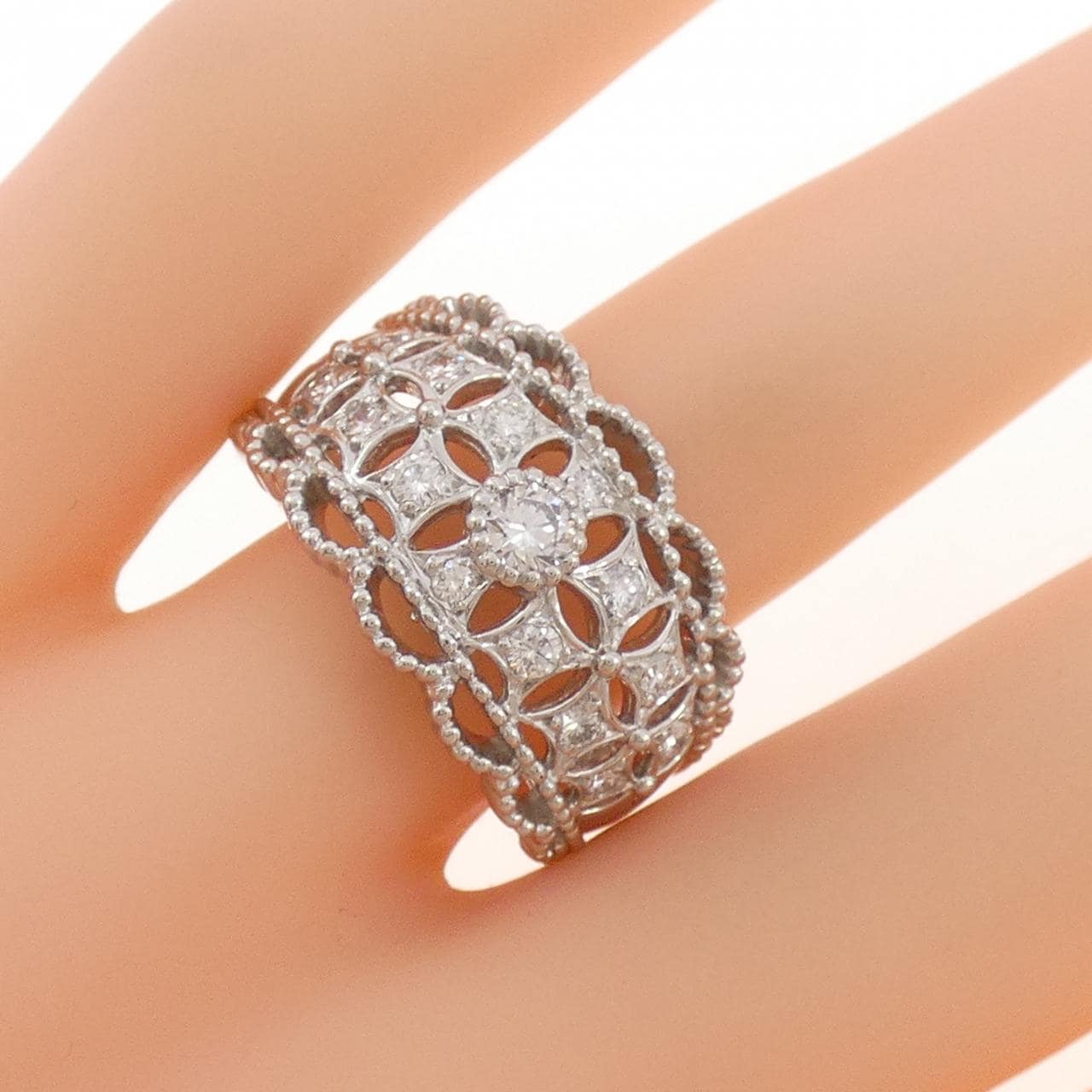 PT900 ダイヤモンド リング 0.46CT