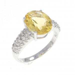 K18WG ベリル リング 2.0CT