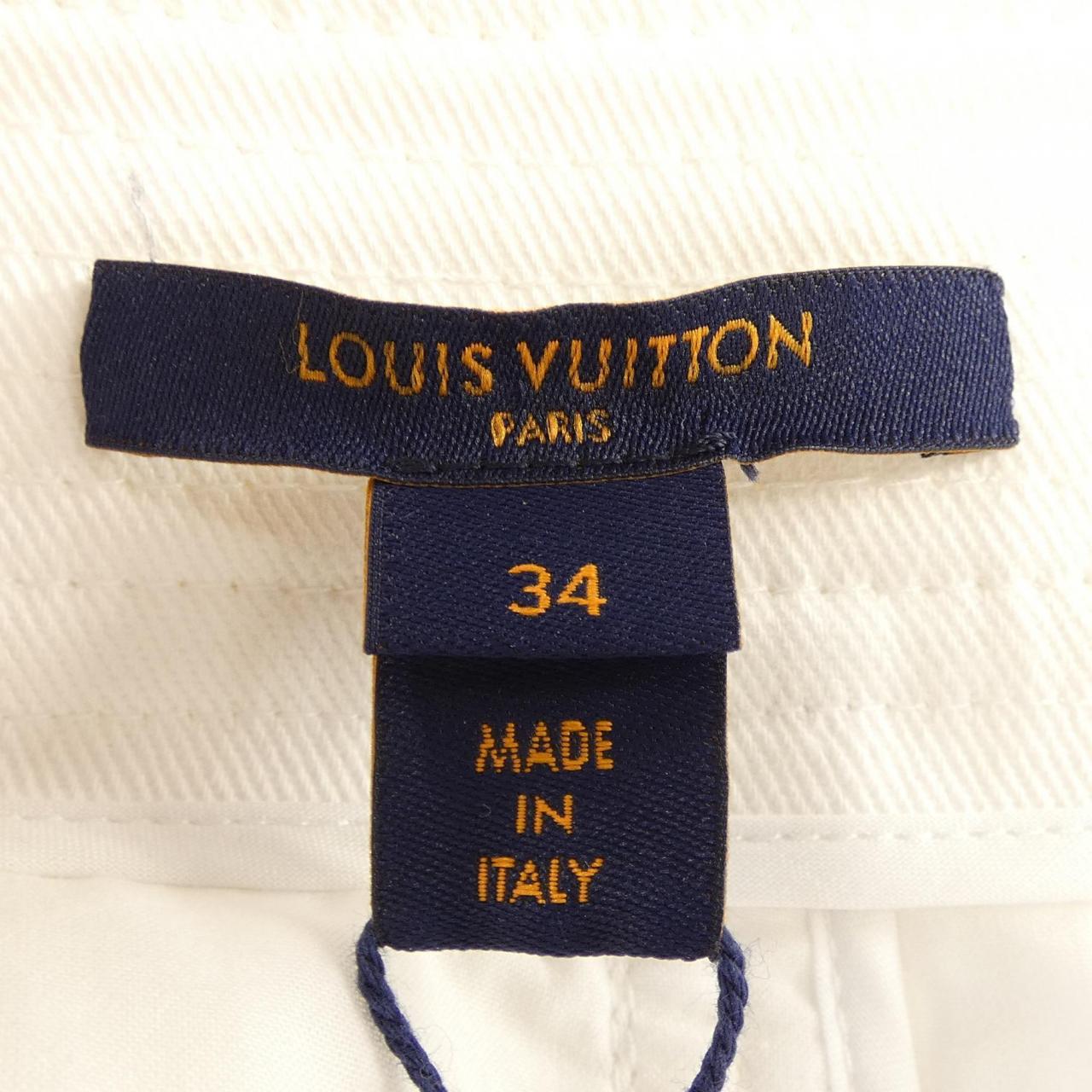 ルイヴィトン LOUIS VUITTON コットンギャバジンボタンダウンミディスカート FNSK27HAJ スカート