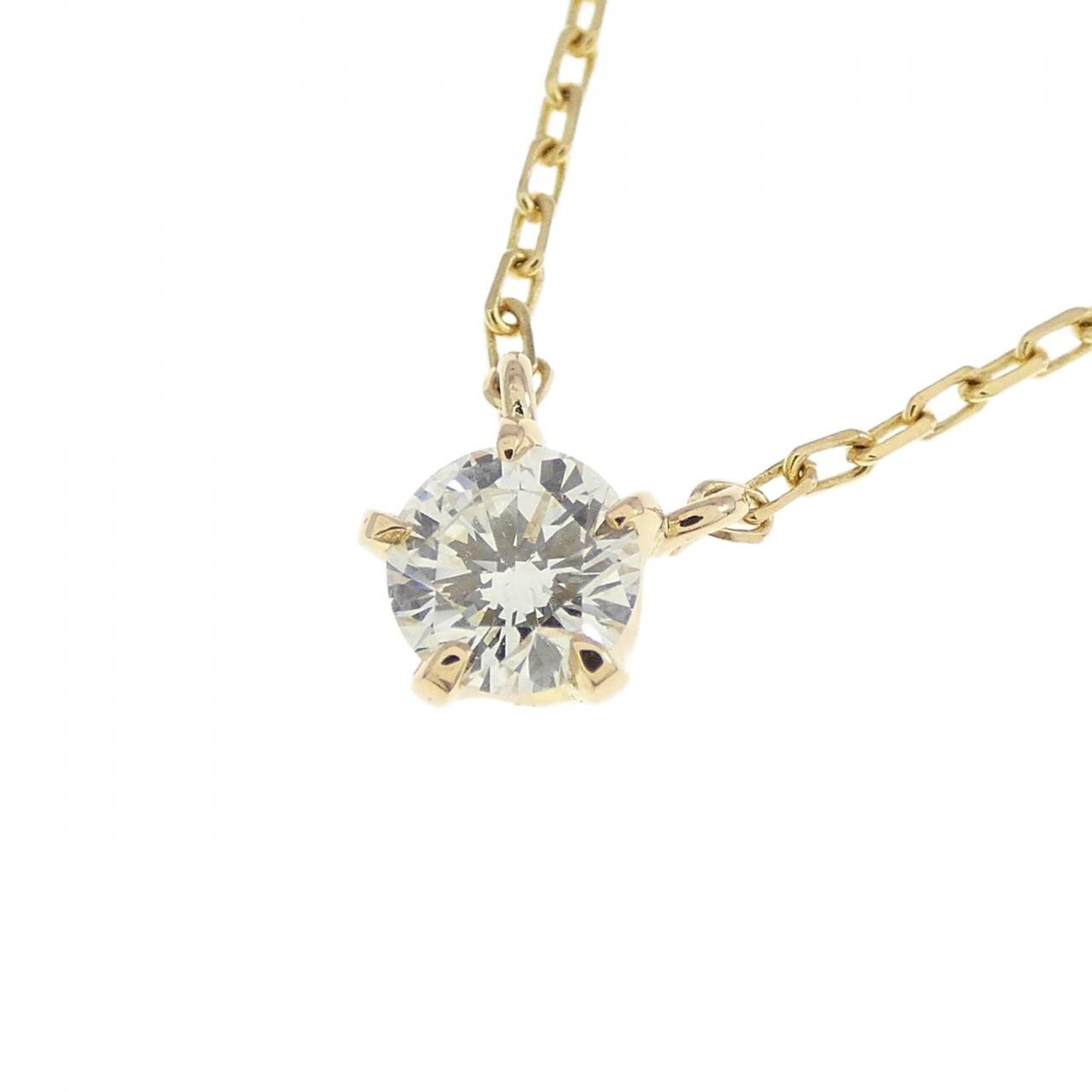 K18YG ダイヤモンド ネックレス 0.24CT