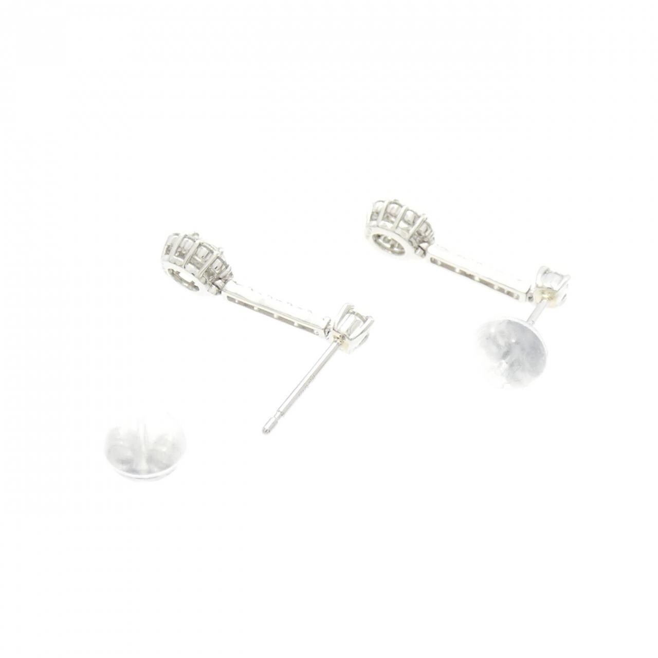 【新品】PT900 ダイヤモンド ピアス 0.60CT