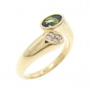 K18YG トルマリン リング