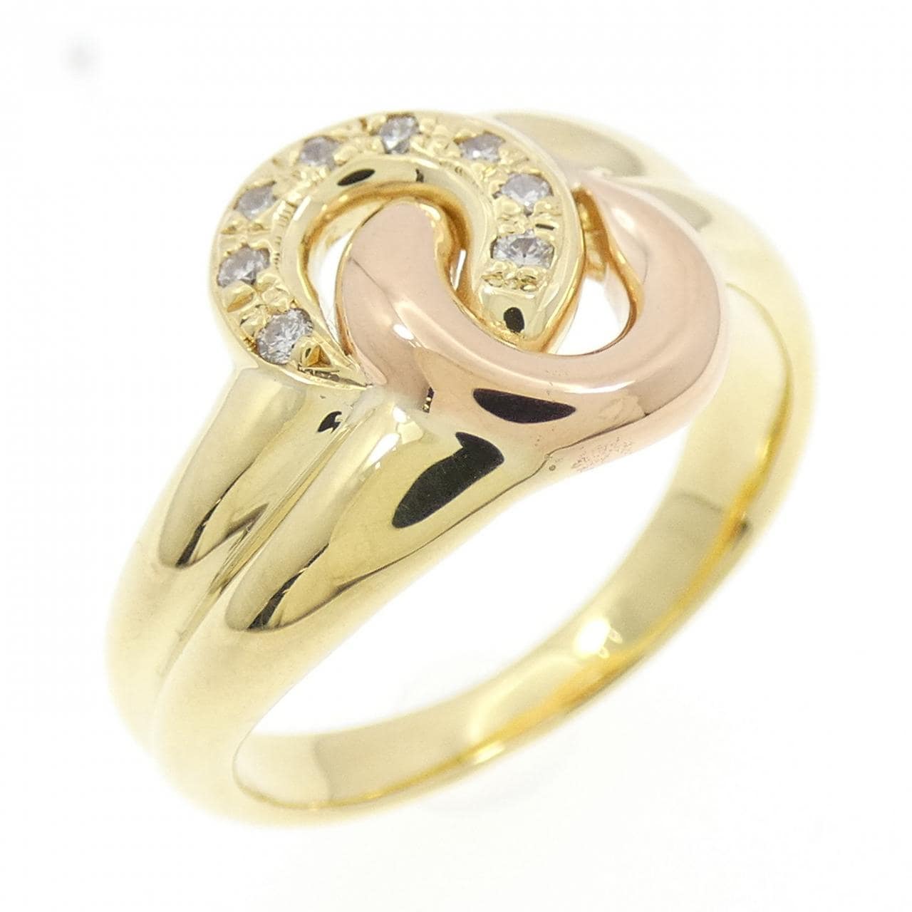 K18YG/K18PG鑽石0.08CT