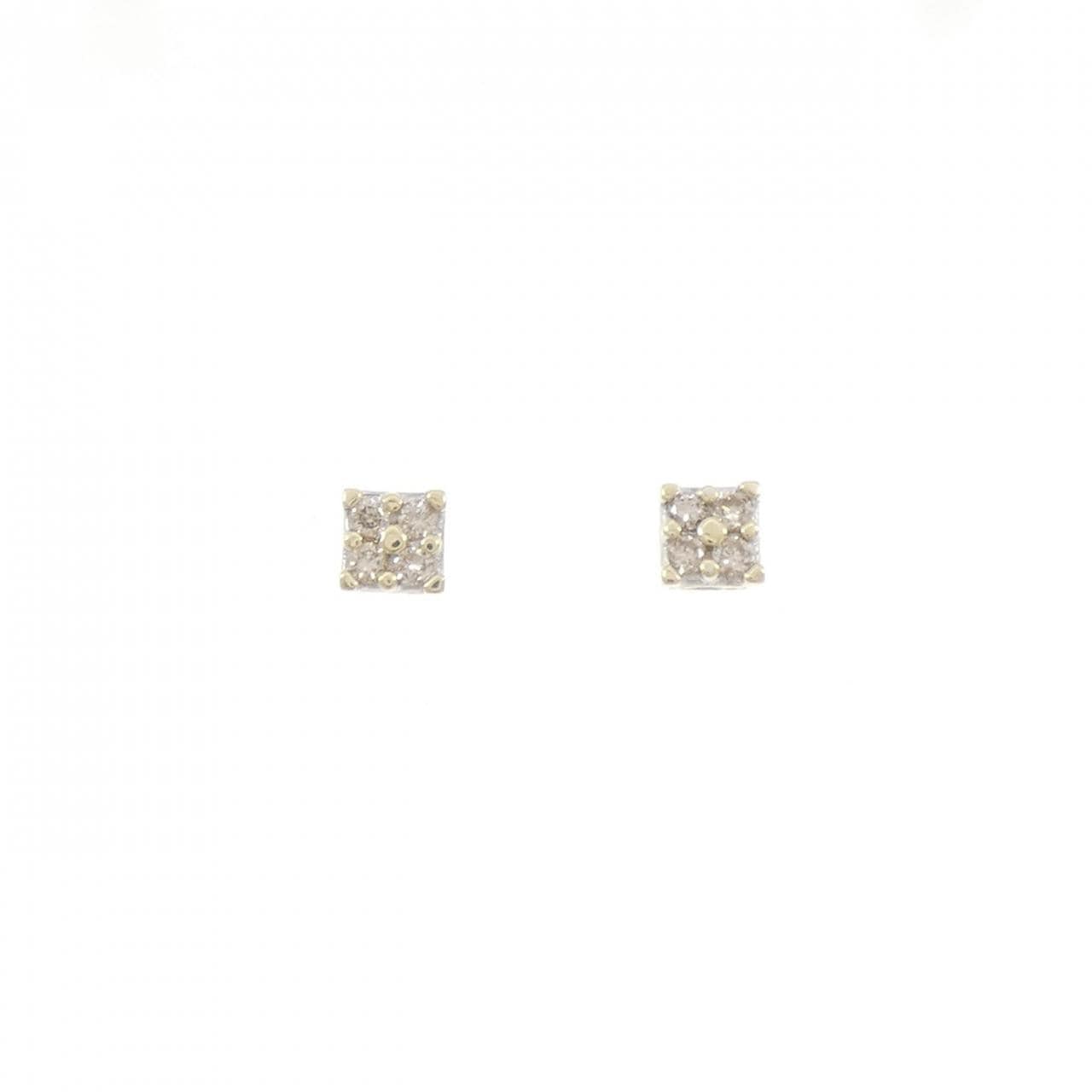 K10YG/K10WG ダイヤモンド ピアス