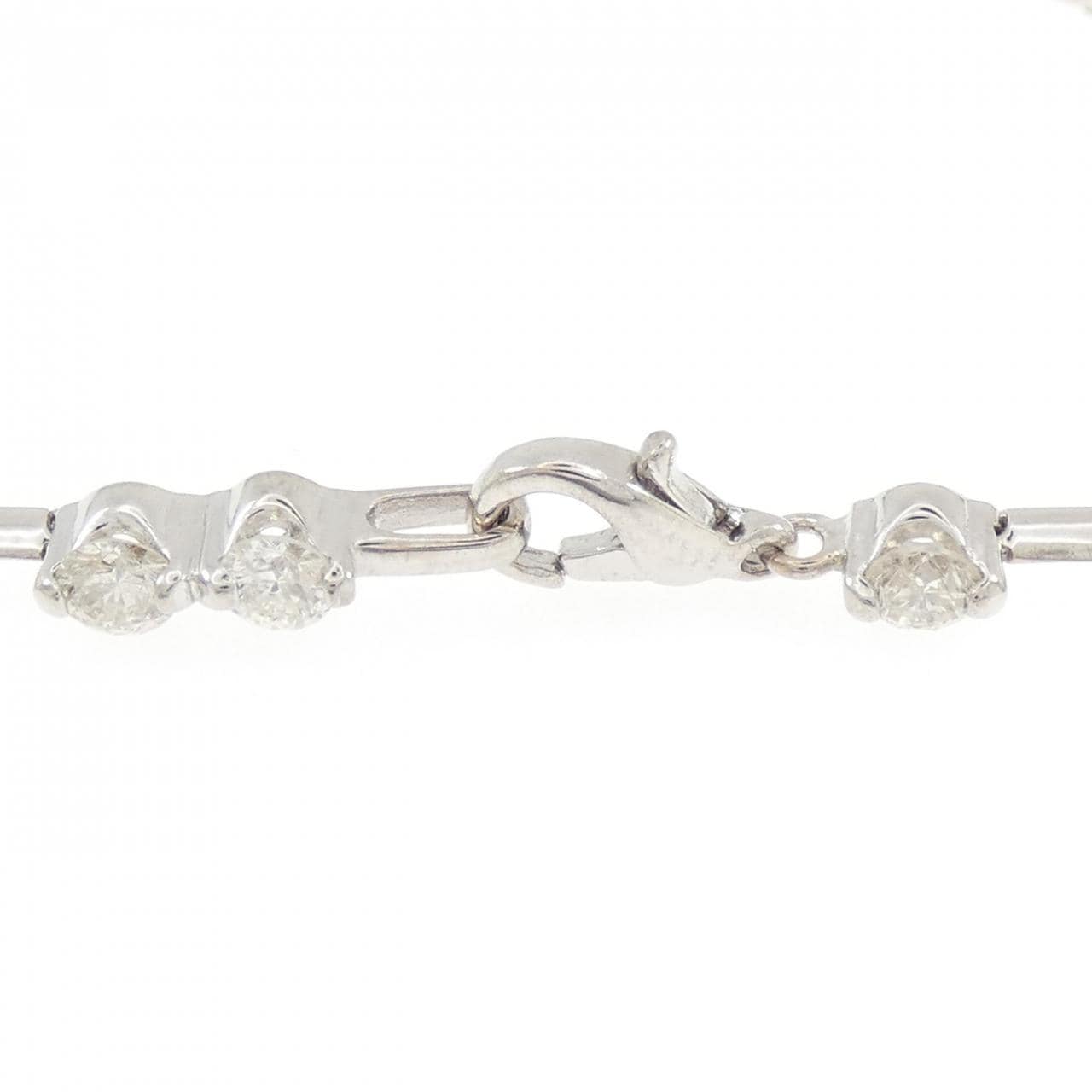 K18WG ダイヤモンド ブレスレット 3.00CT