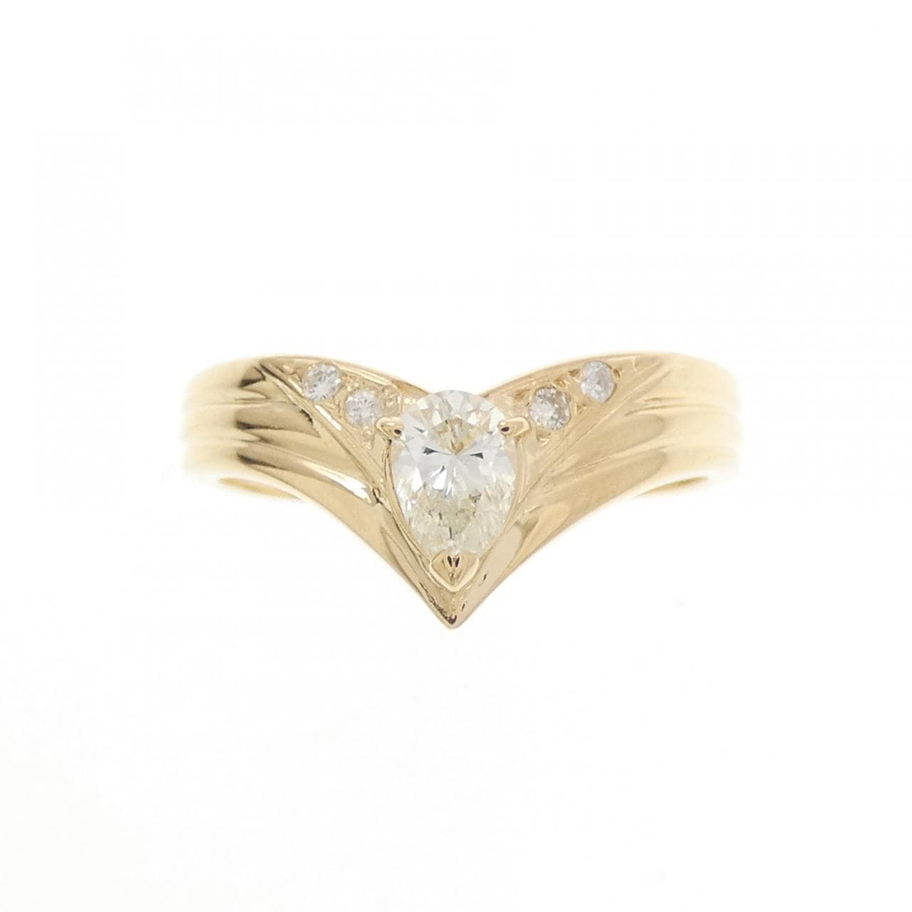 K18YG ダイヤモンド リング 0.23CT