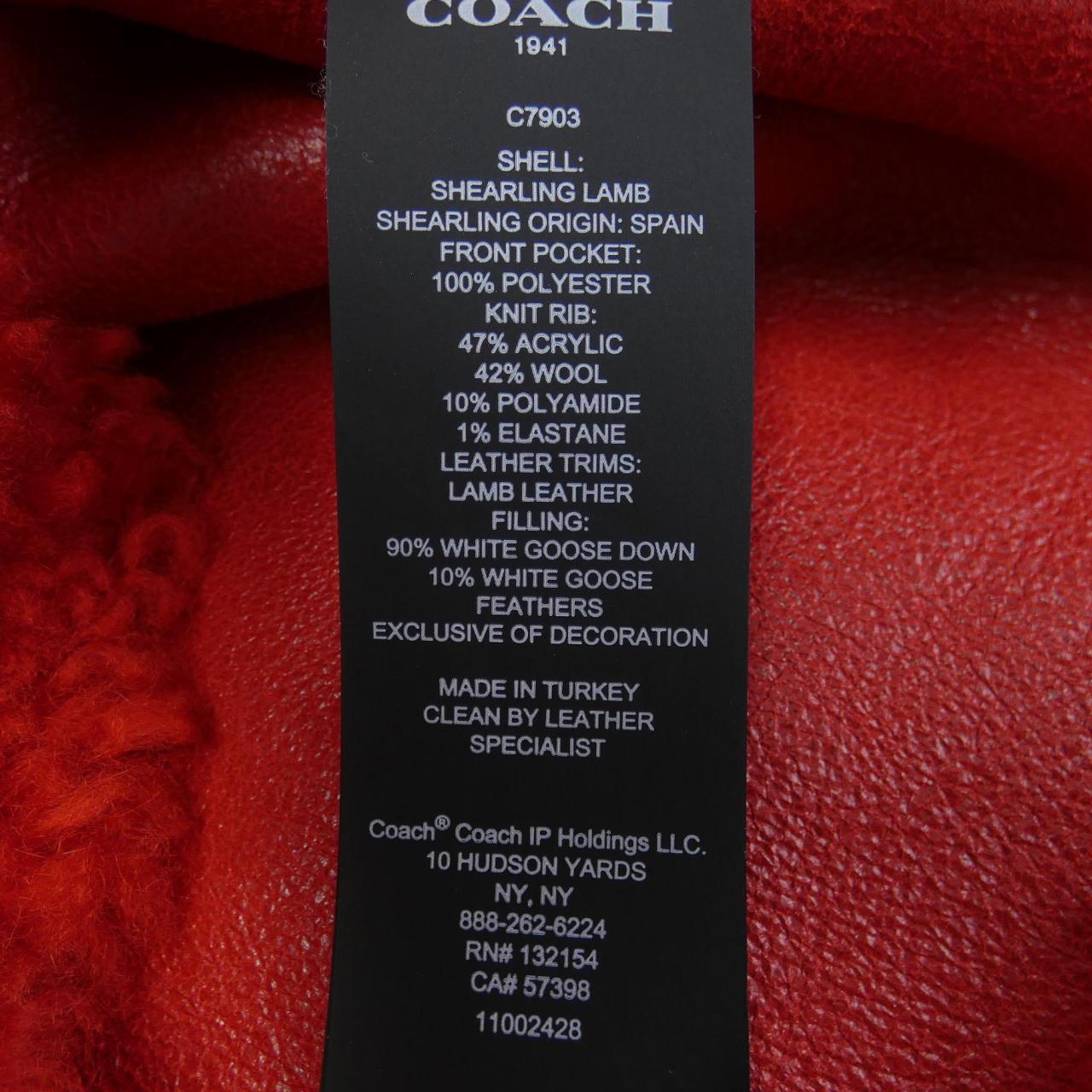 コーチ COACH ダウンジャケット