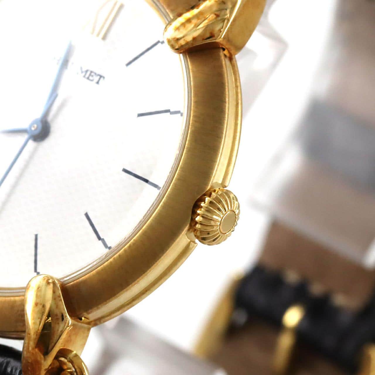 【ノーメンテナンス特価】ショーメ グリフィス YG YG クォーツ