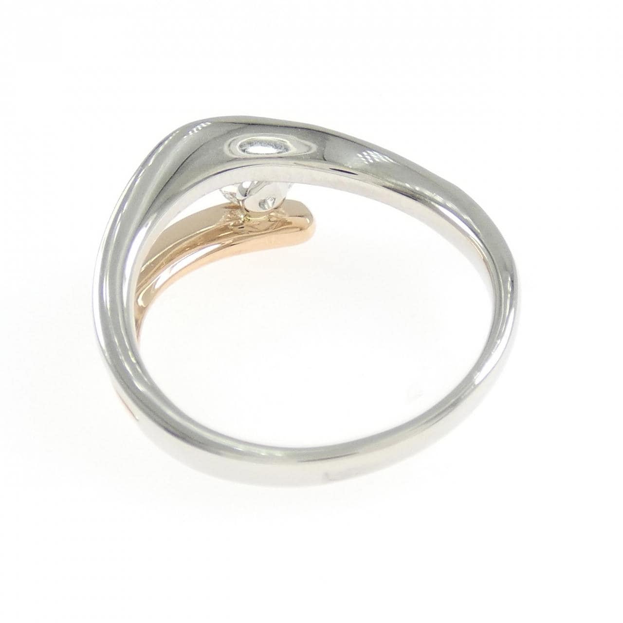 K18PG/PT900 ダイヤモンド リング 0.304CT