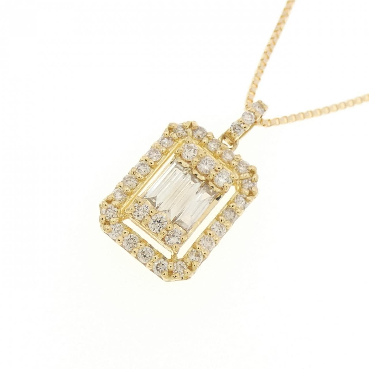 【新品】K18YG ダイヤモンド ネックレス 0.30CT