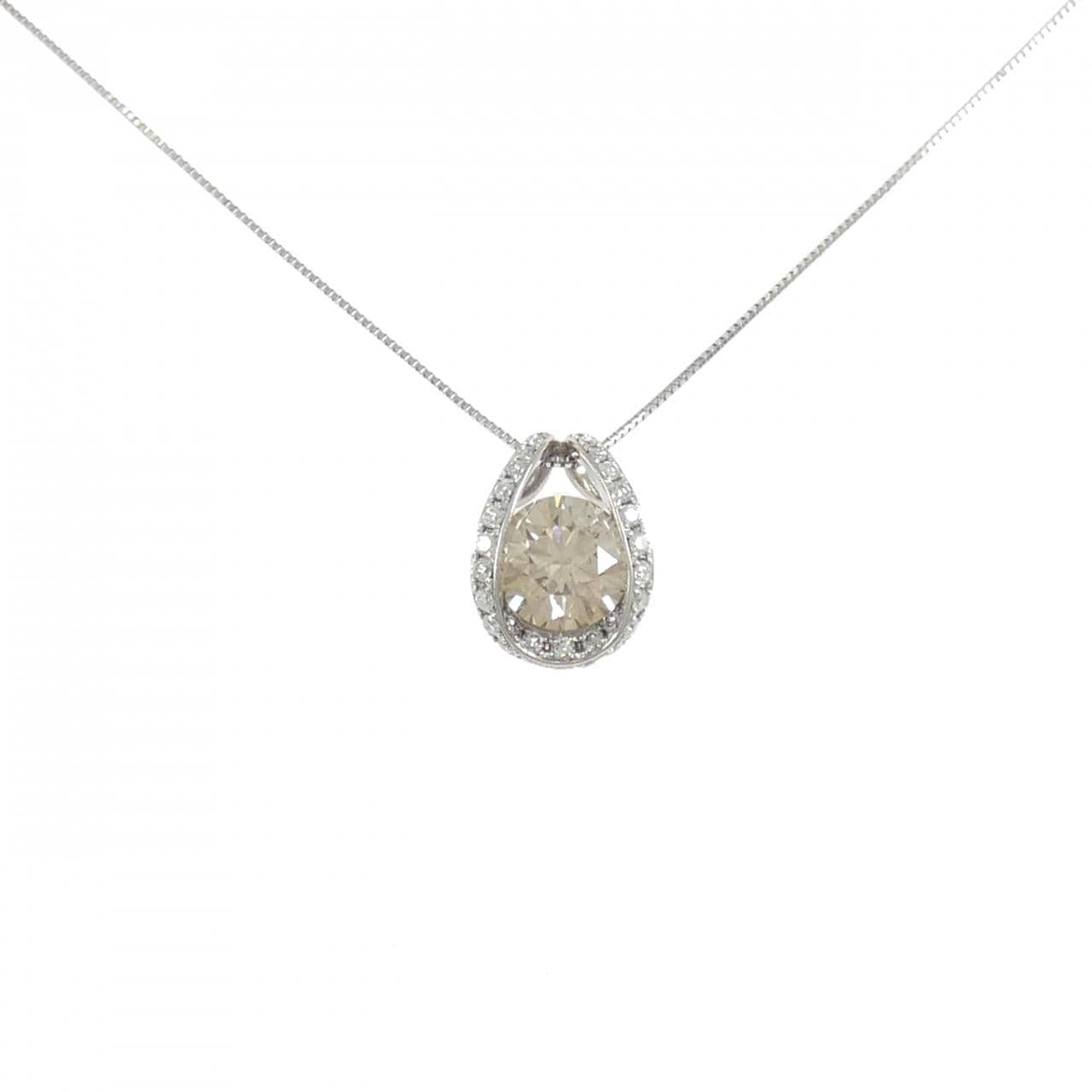 PT900/PT850 ダイヤモンド ネックレス 3.117CT