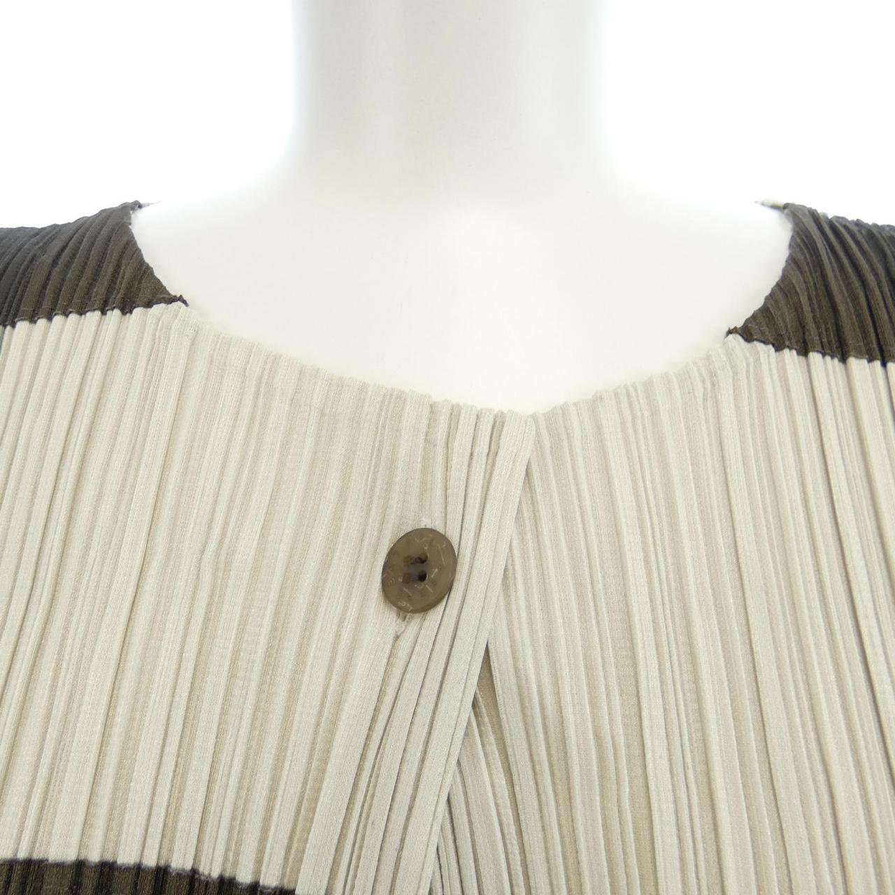 プリーツプリーズ PLEATS PLEASE 2010 ブロックチェック PP03-J0505 7565078 カーディガン