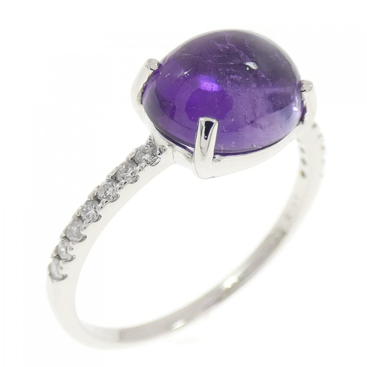 PT950 アメジスト リング 2.11CT