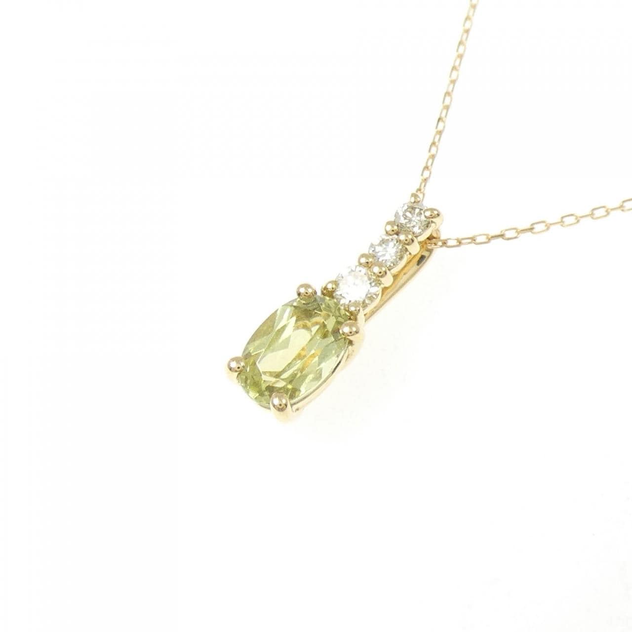 ジーエスティービー ガーネット ネックレス 0.50CT