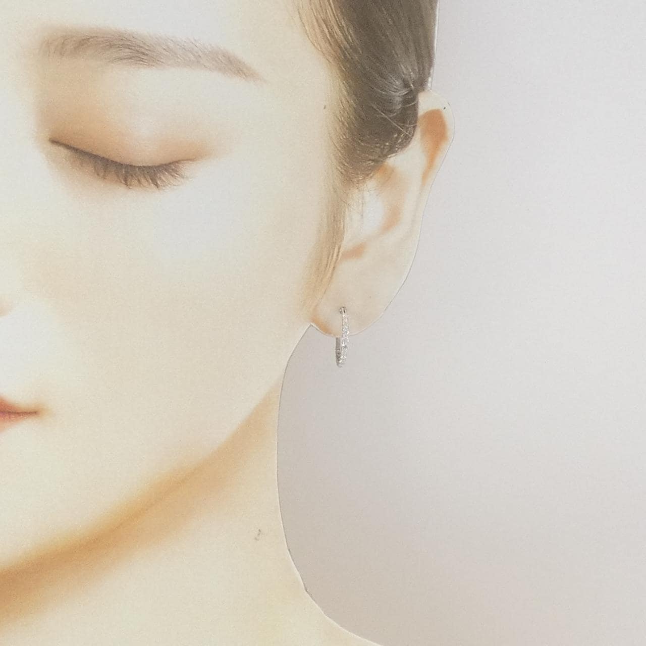 PT ダイヤモンド ピアス 0.50CT