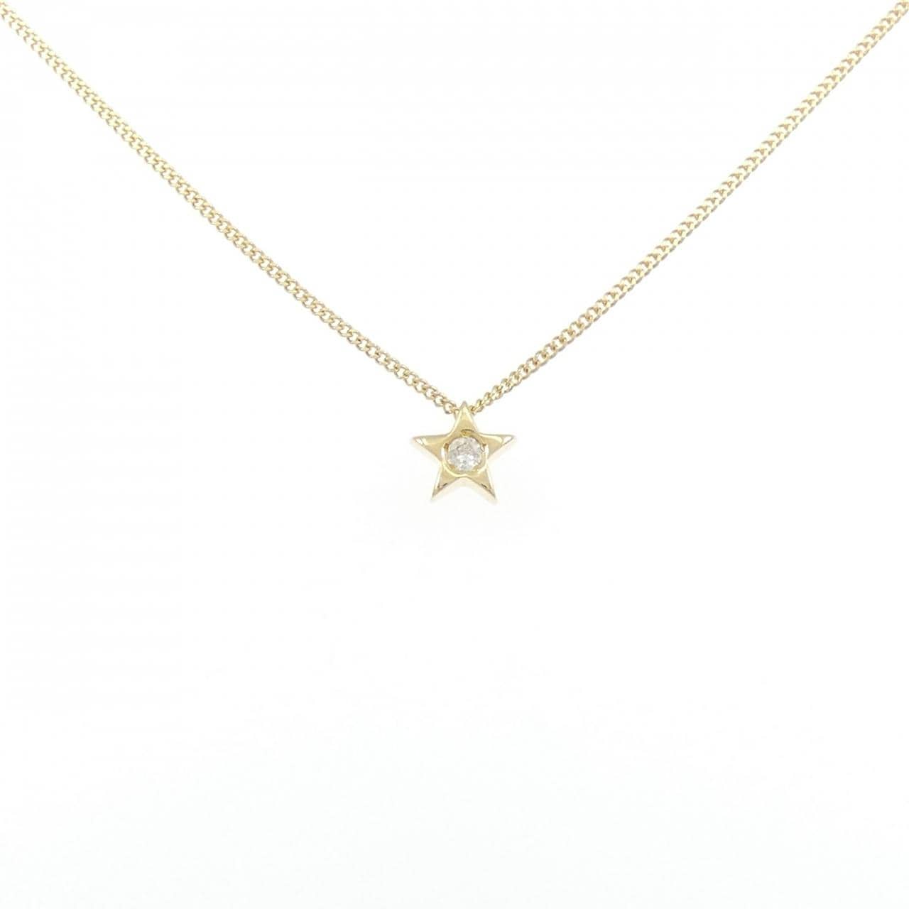 K18YG ダイヤモンド ネックレス 0.05CT