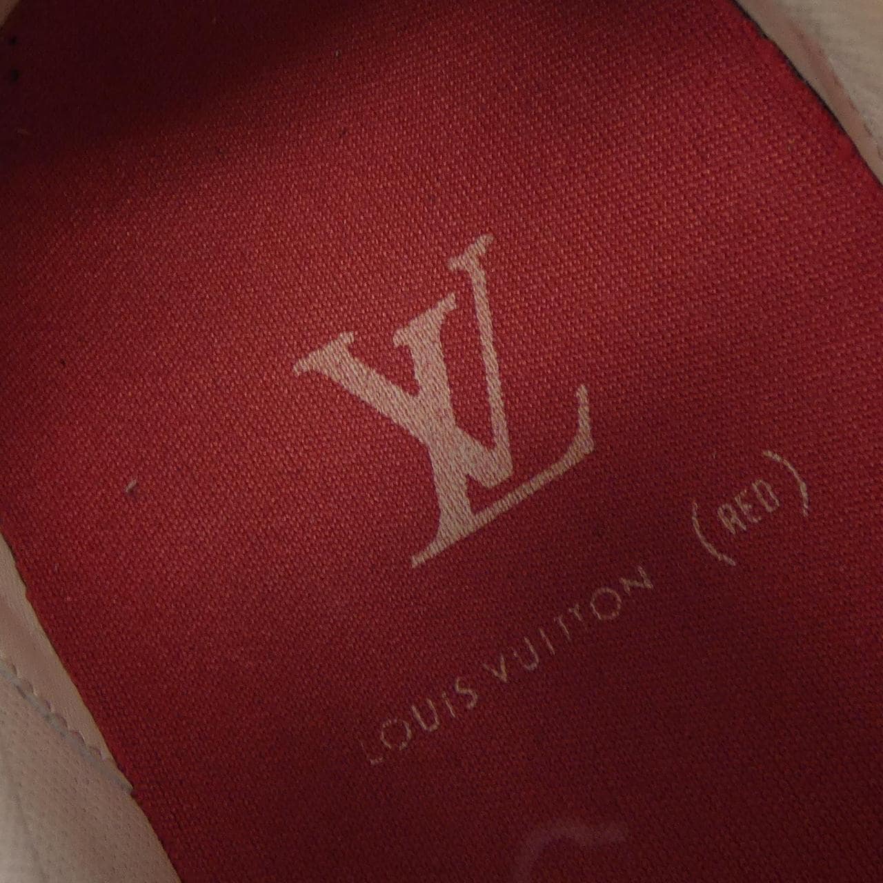 ルイヴィトン LOUIS VUITTON LVトレイナーライン RED スニーカー