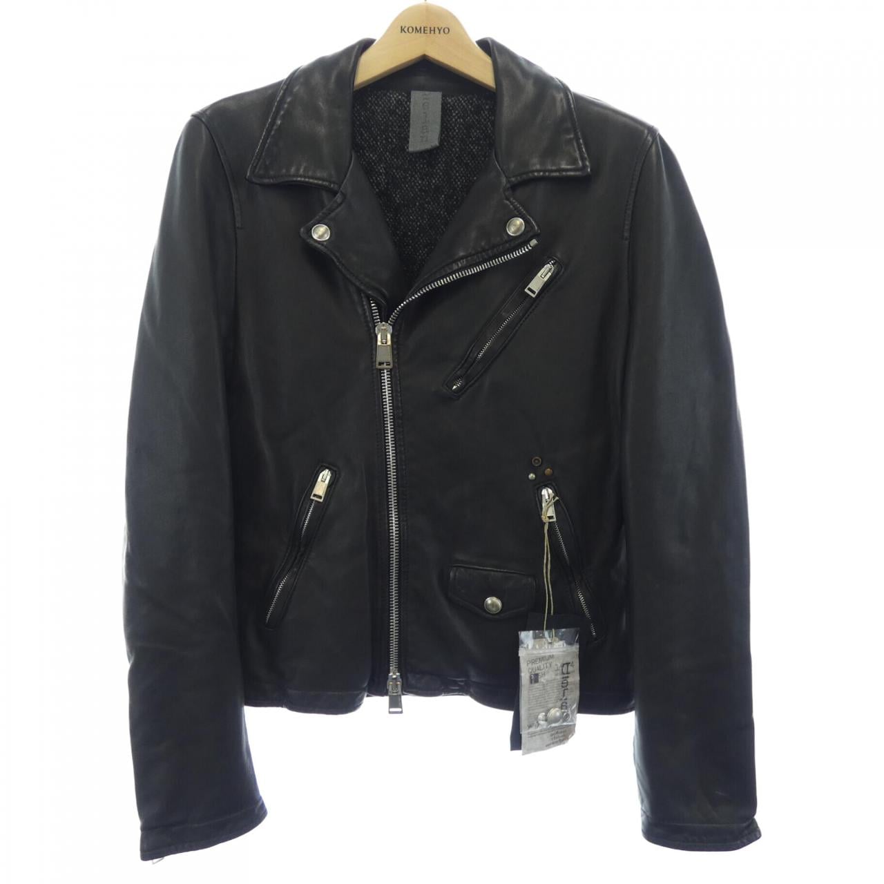 Delan 9DNIN100 レザーライダースジャケット