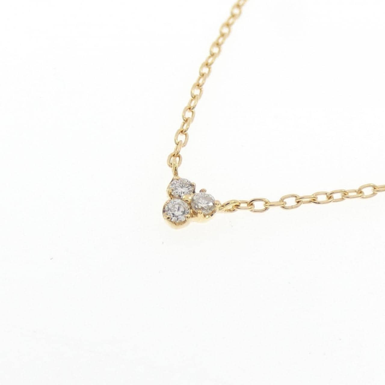 K18YG ダイヤモンド ネックレス 0.02CT