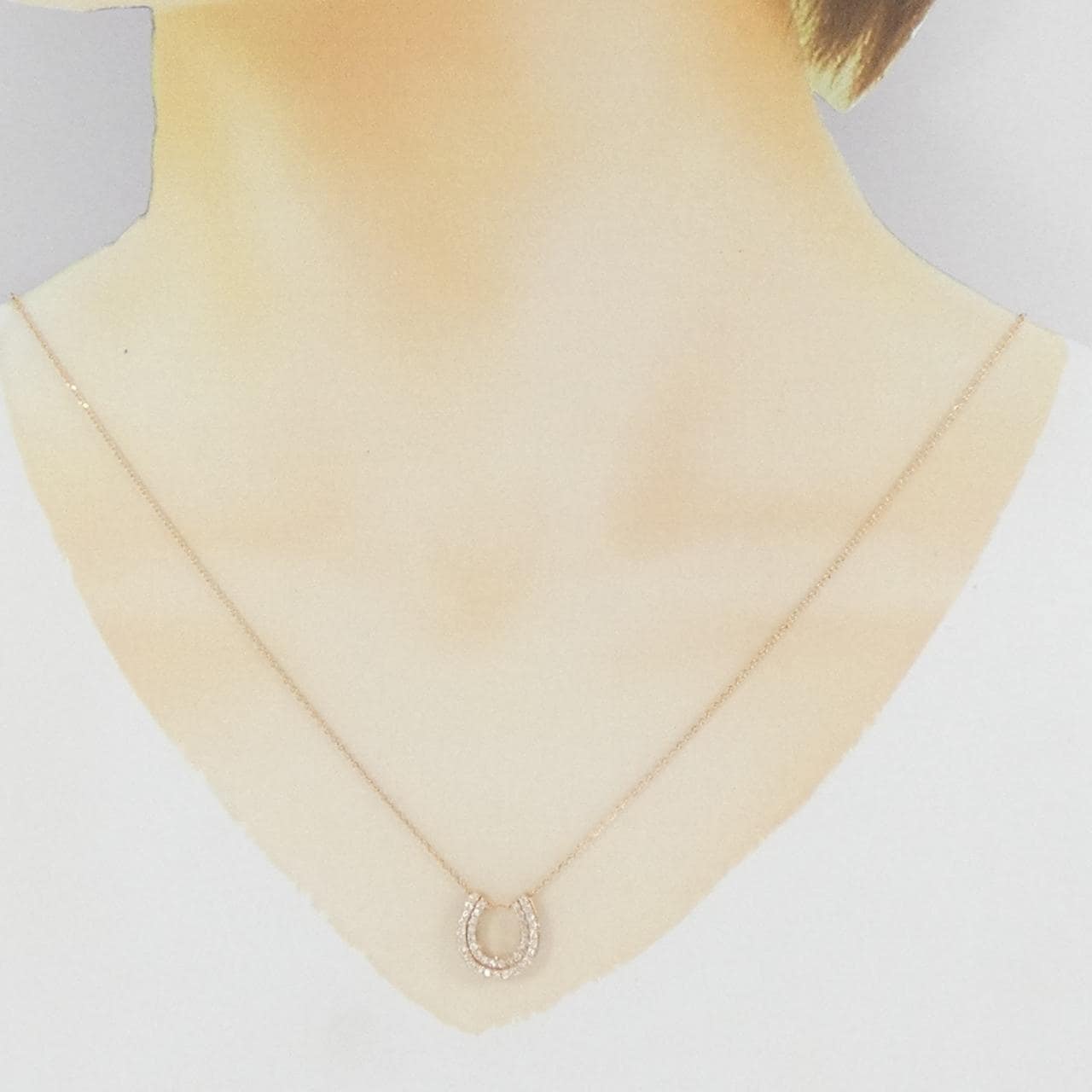 K18PG ダイヤモンド ネックレス 0.30CT