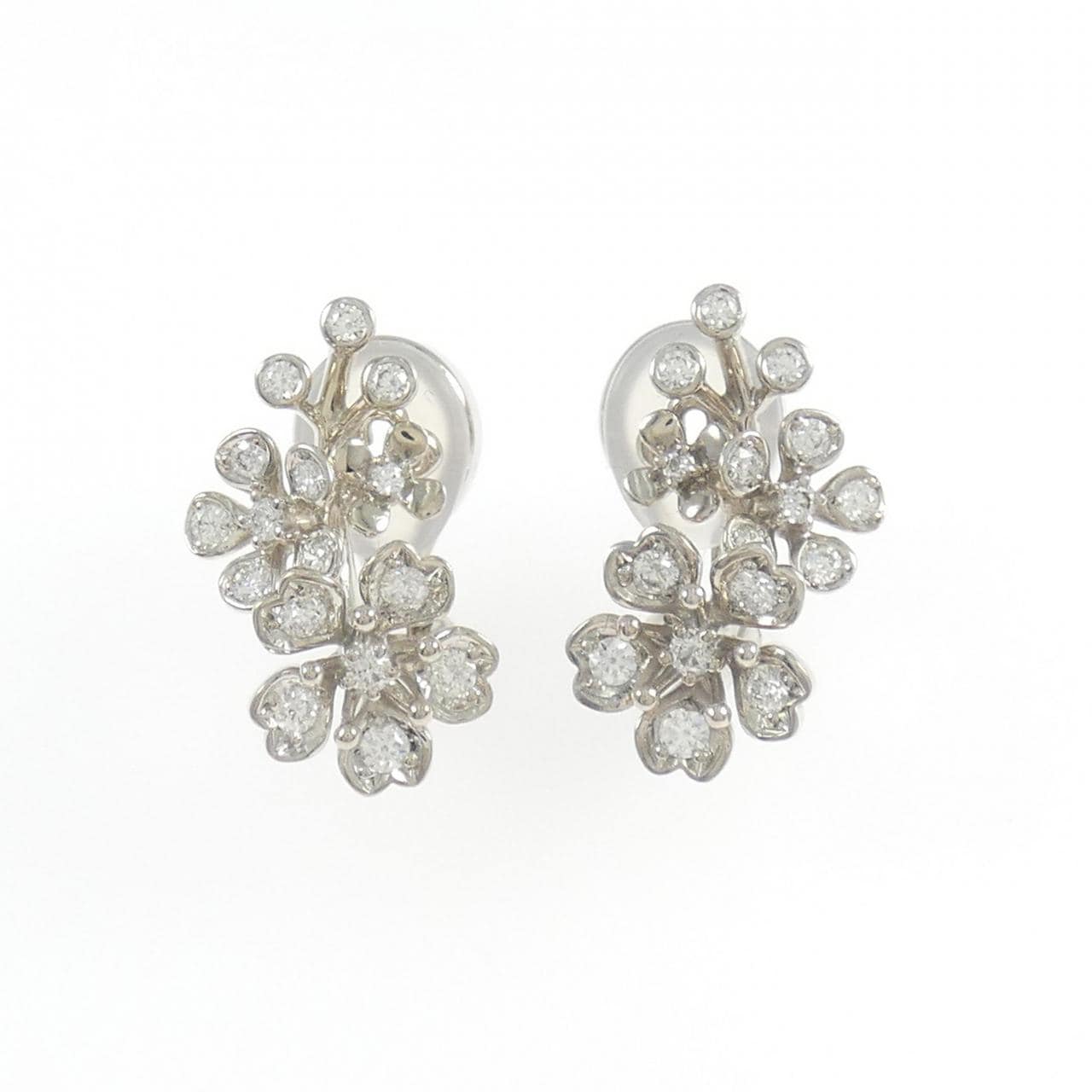 ミキモト ブルーム イヤリング 0.46CT