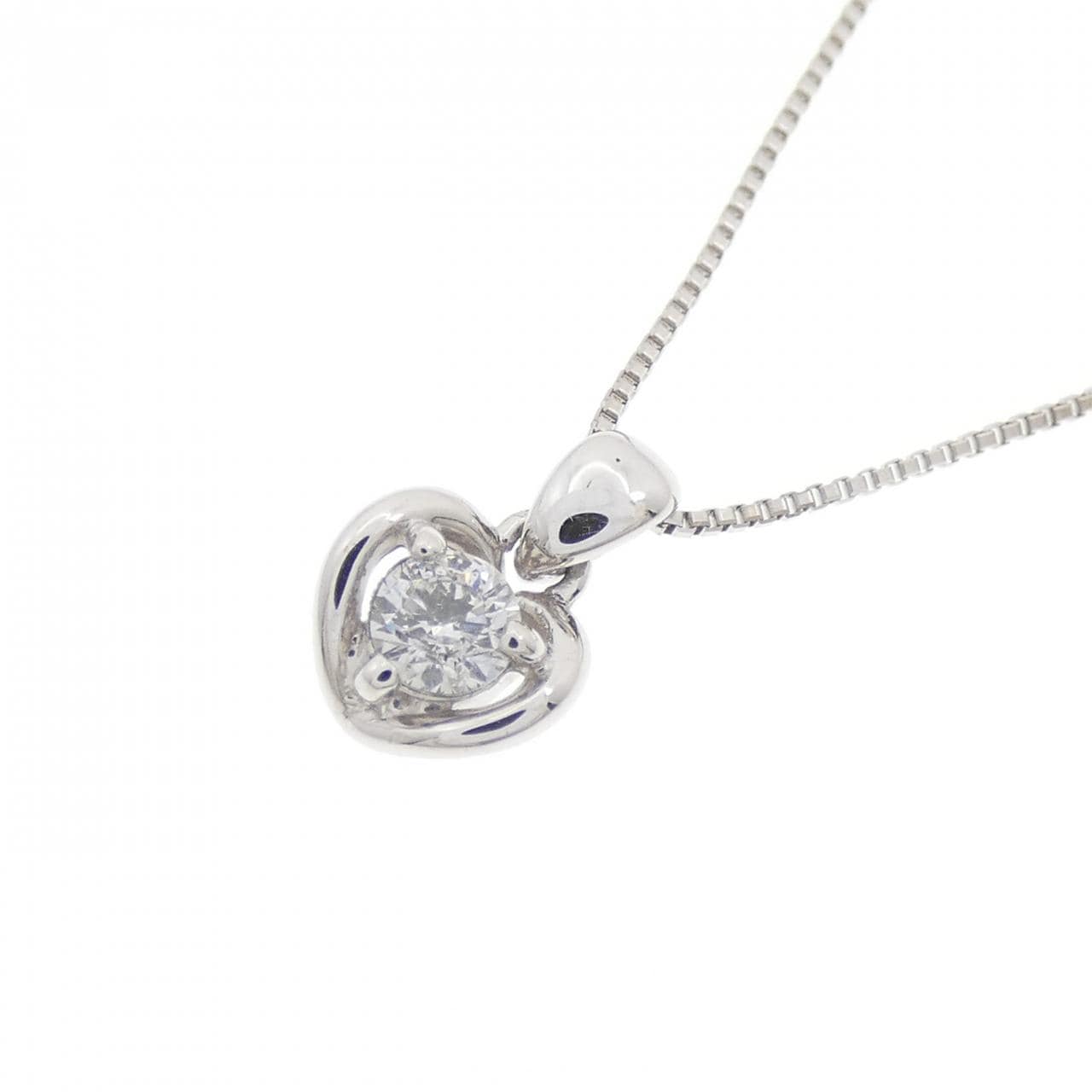 PT900/PT850 ダイヤモンド ネックレス 0.12CT