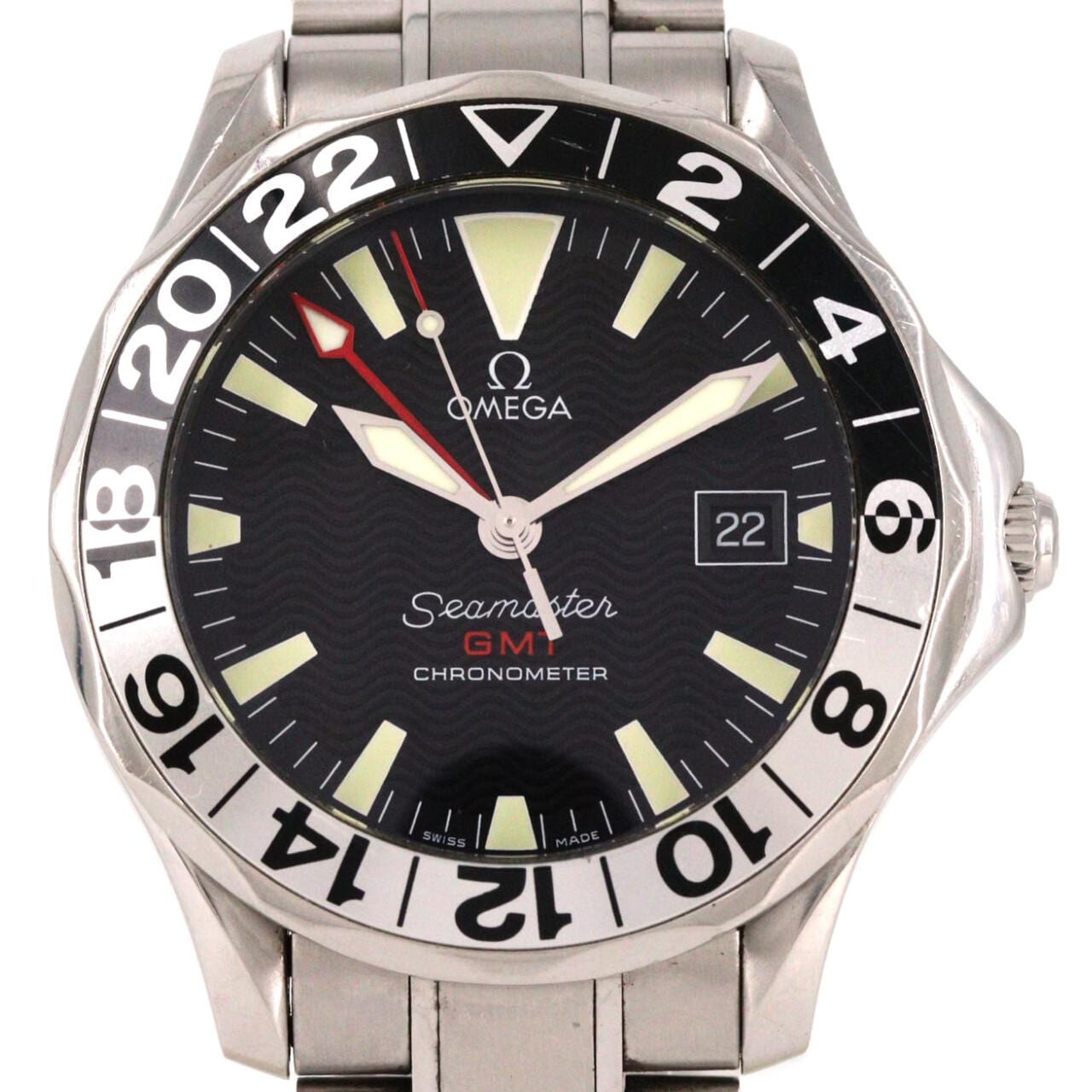 【ノーメンテナンス還元価格】オメガ シーマスターGMT･50YEARS 2234.50 SS 自動巻