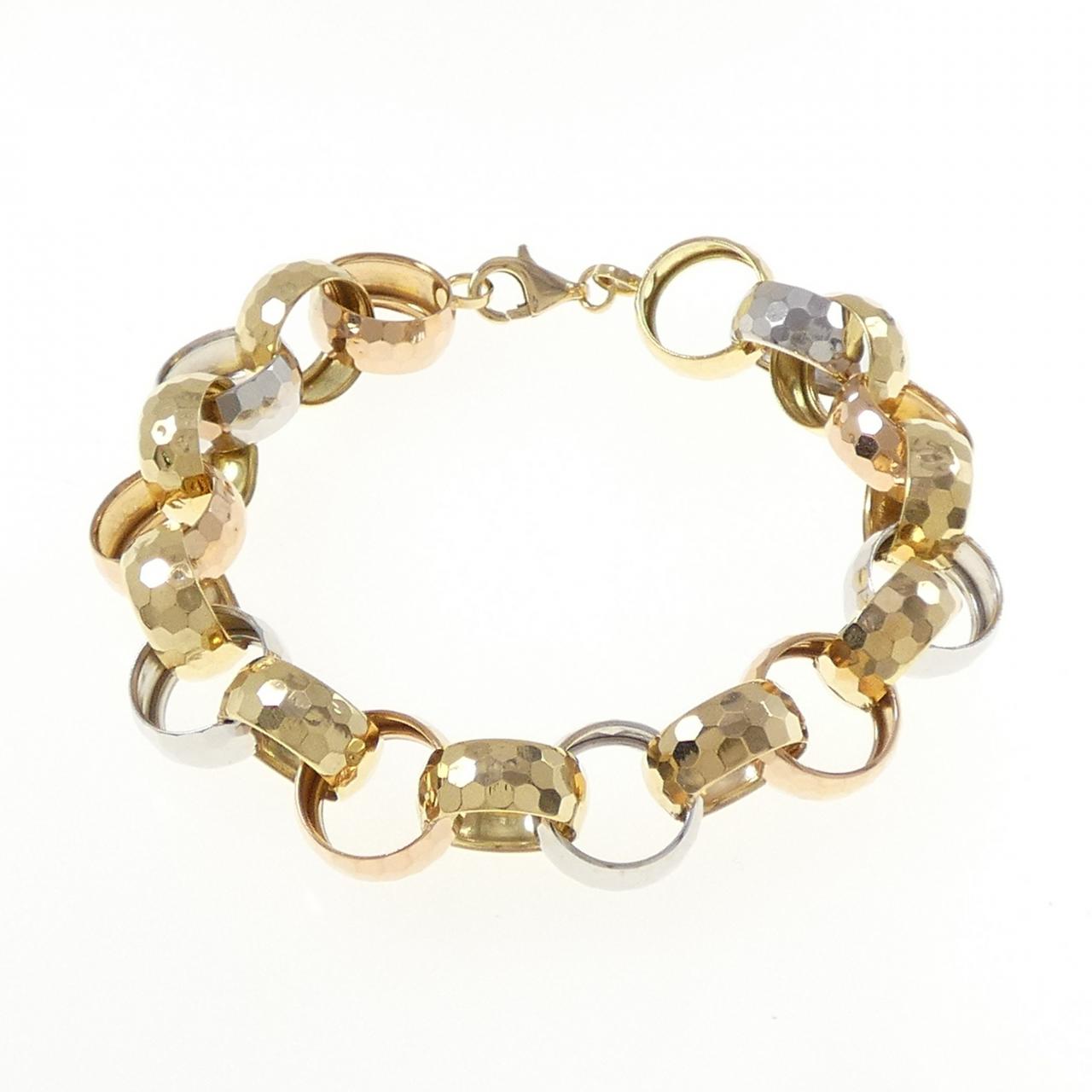 750 three color bracelet