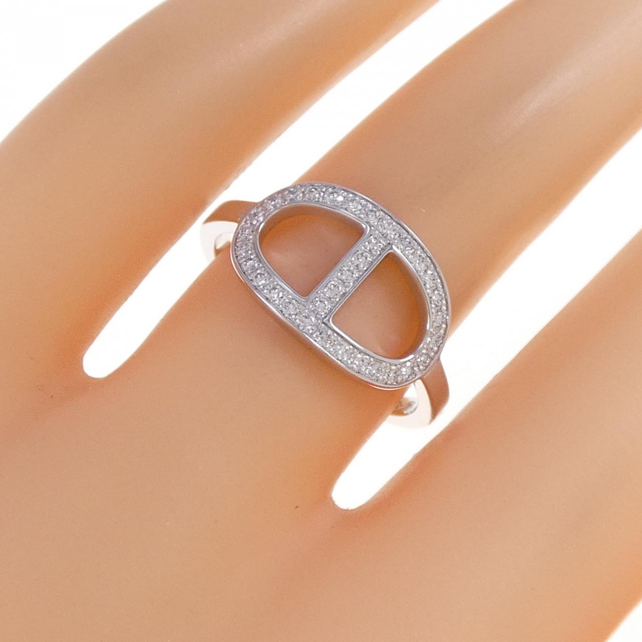 HERMES Chaine d'Ancre Contour Ring