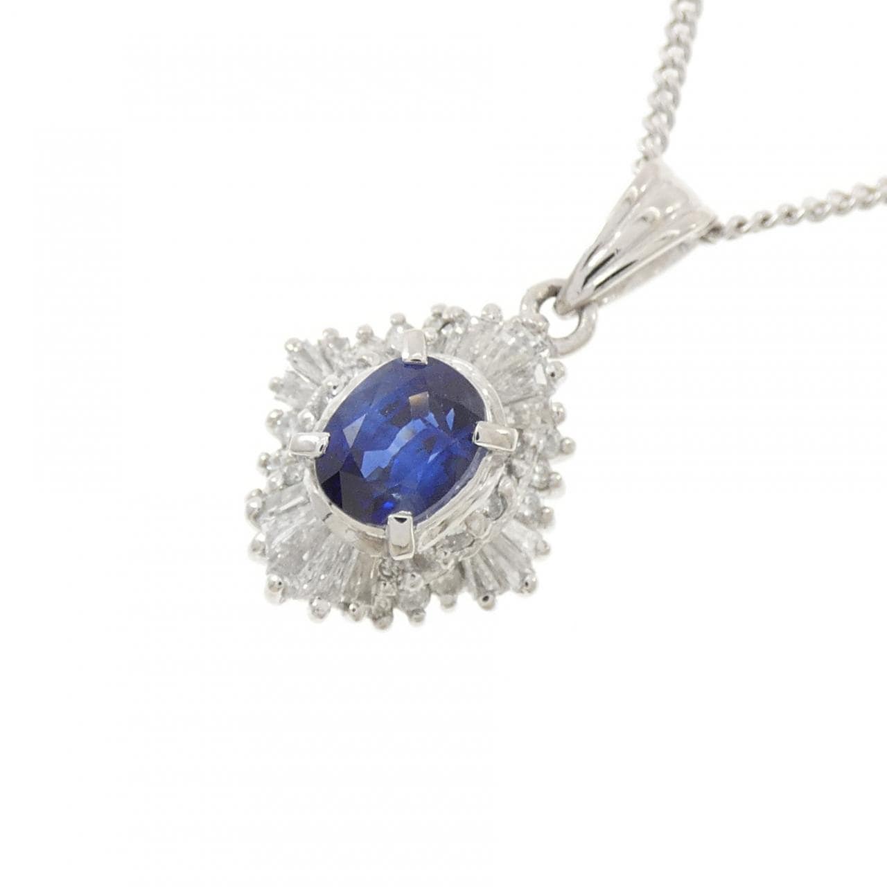 PT900/PT850 サファイヤ ネックレス 0.72CT