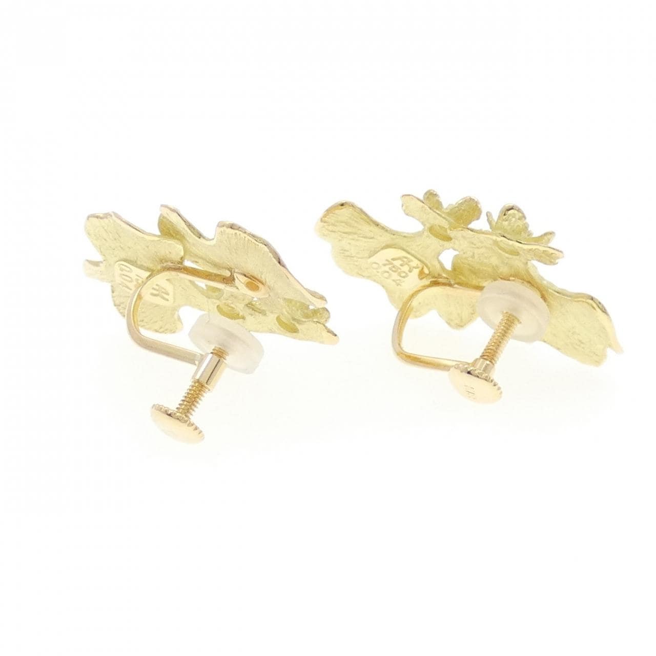 イケダケイコ ダイヤモンド イヤリング 0.08CT