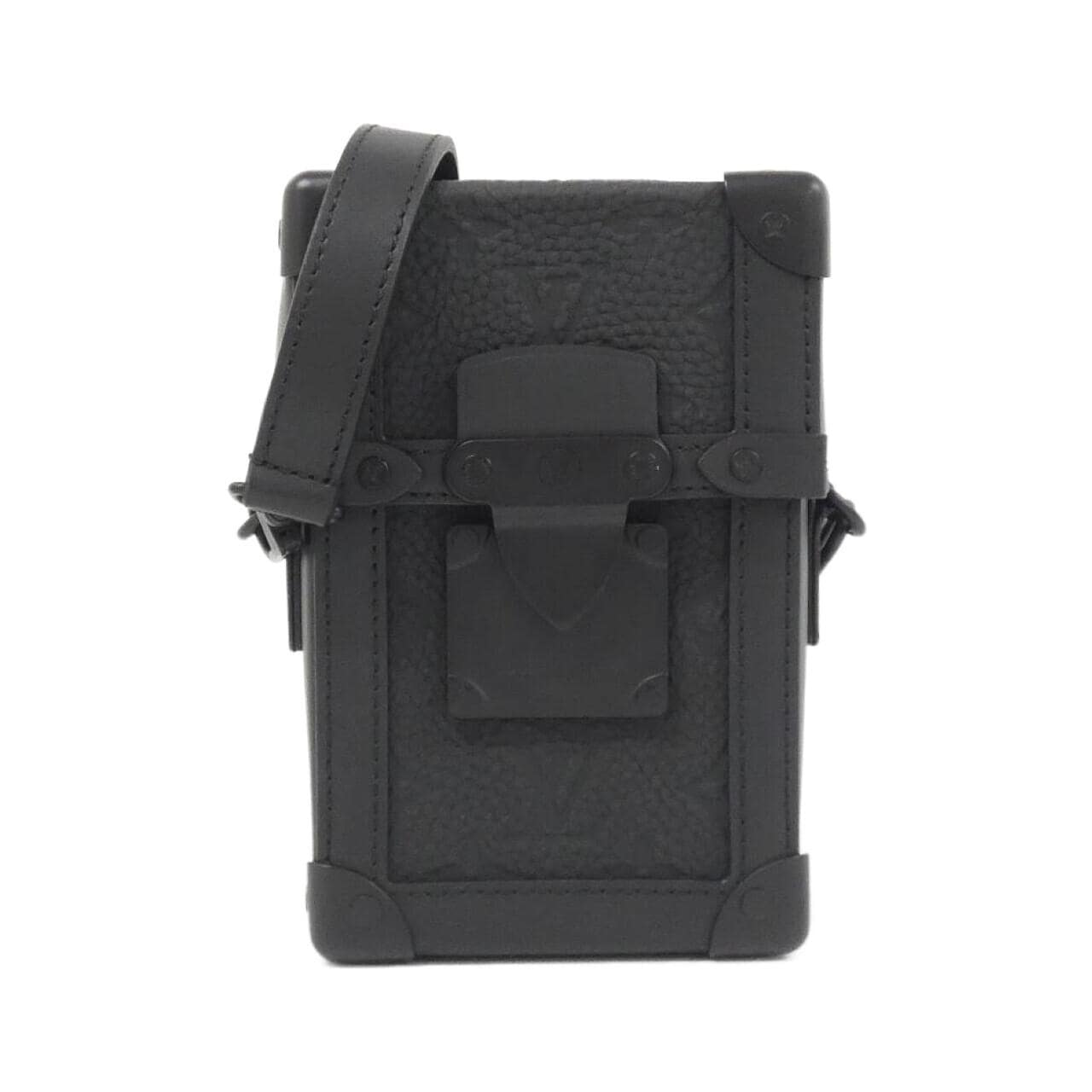 LOUIS VUITTON Taurillon Monogram竖版Trunk 可穿戴钱包 M82070 单肩包