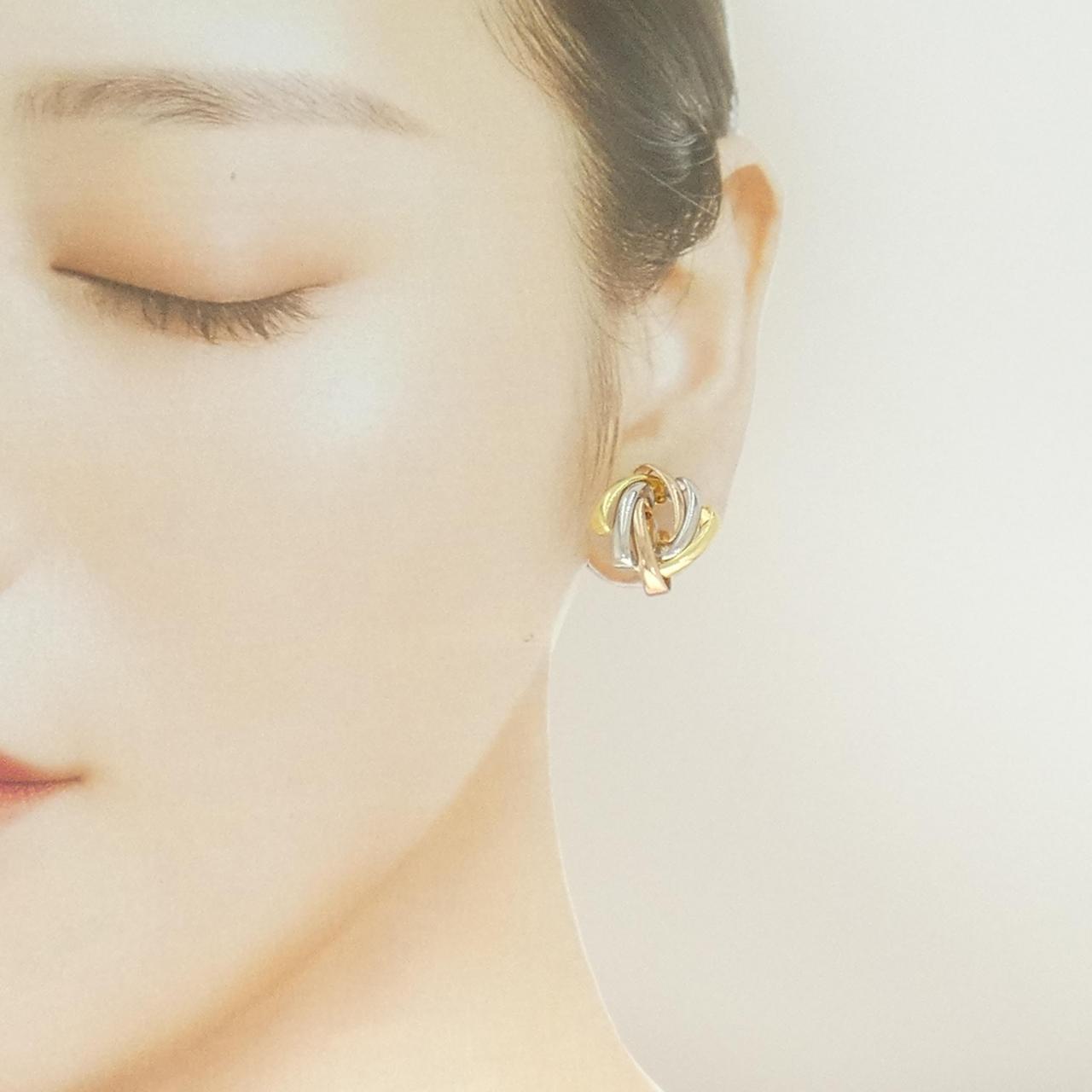 [新品] K18YG/PT900/K18PG 耳环