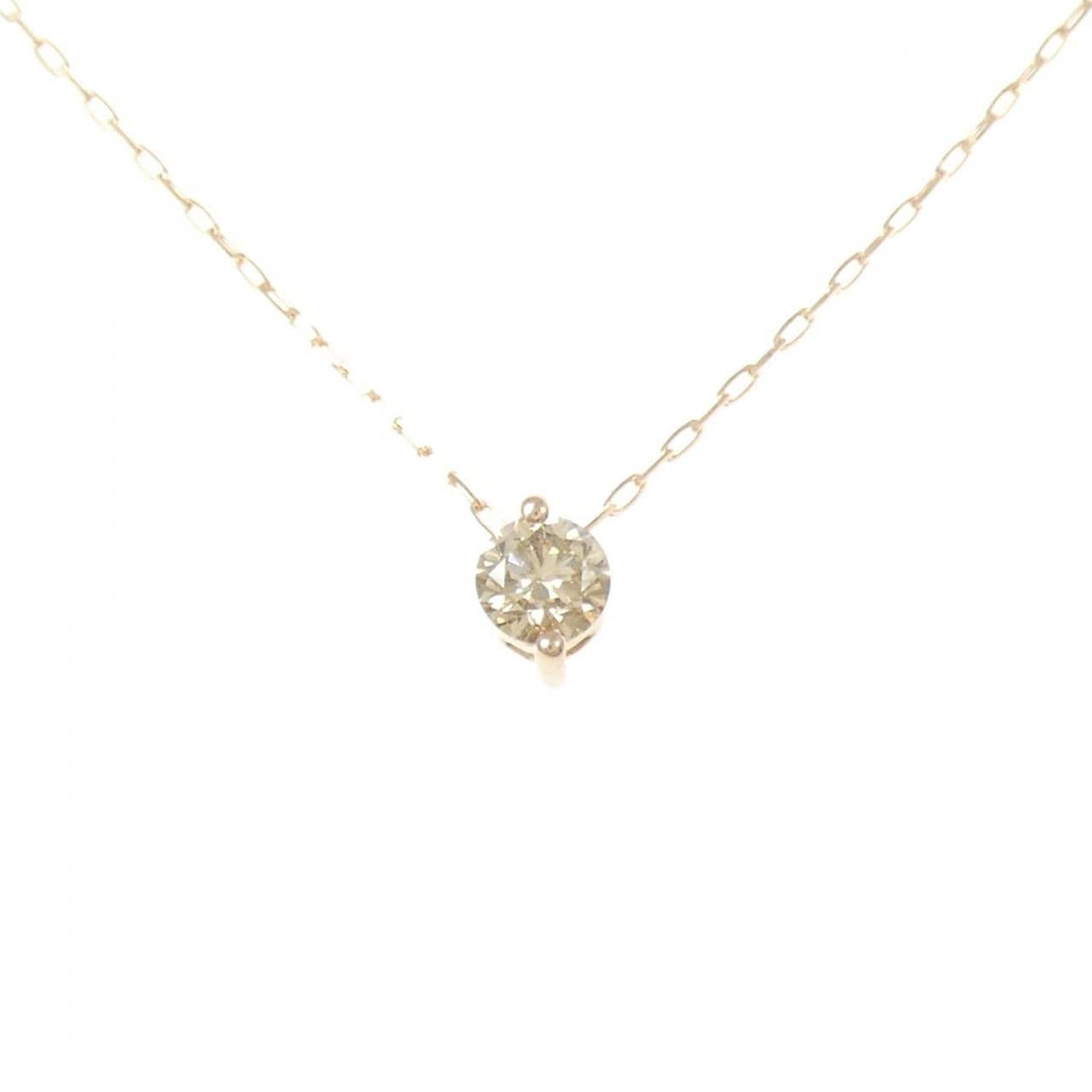 K18PG ダイヤモンド ネックレス 0.30CT
